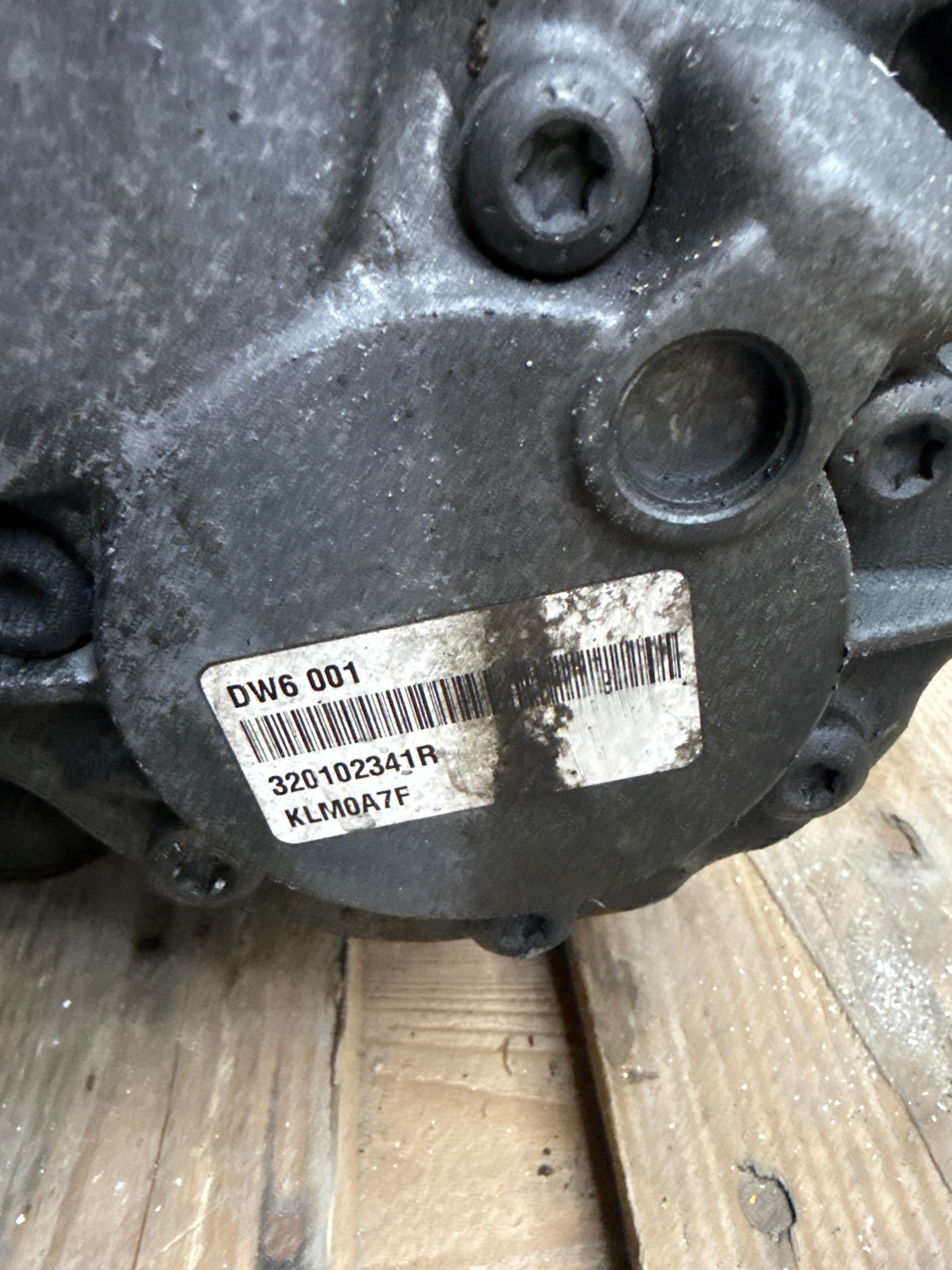 Automatic transmission 1.6 R9M D4 DW6 001 2016-2020