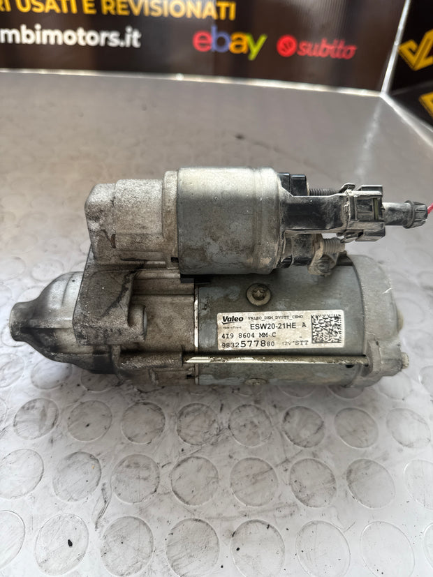 MOTORINO D' AVVIAMENTO PER PEUGEOT 308 2° Serie 9832577880 Diesel 1500 (13>)