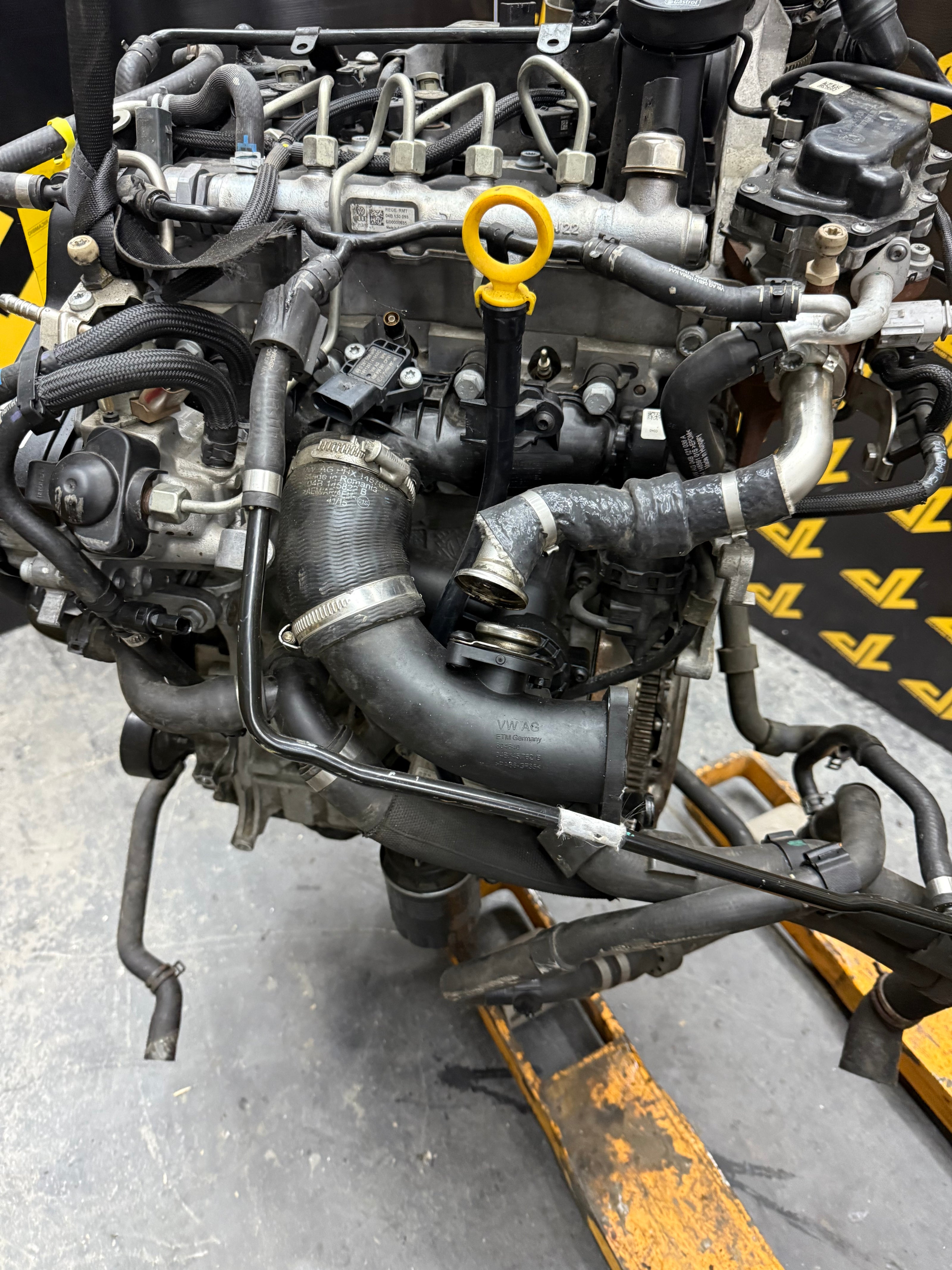 Complete engine with 1.4 diesel Skoda Fabia Polo Audi