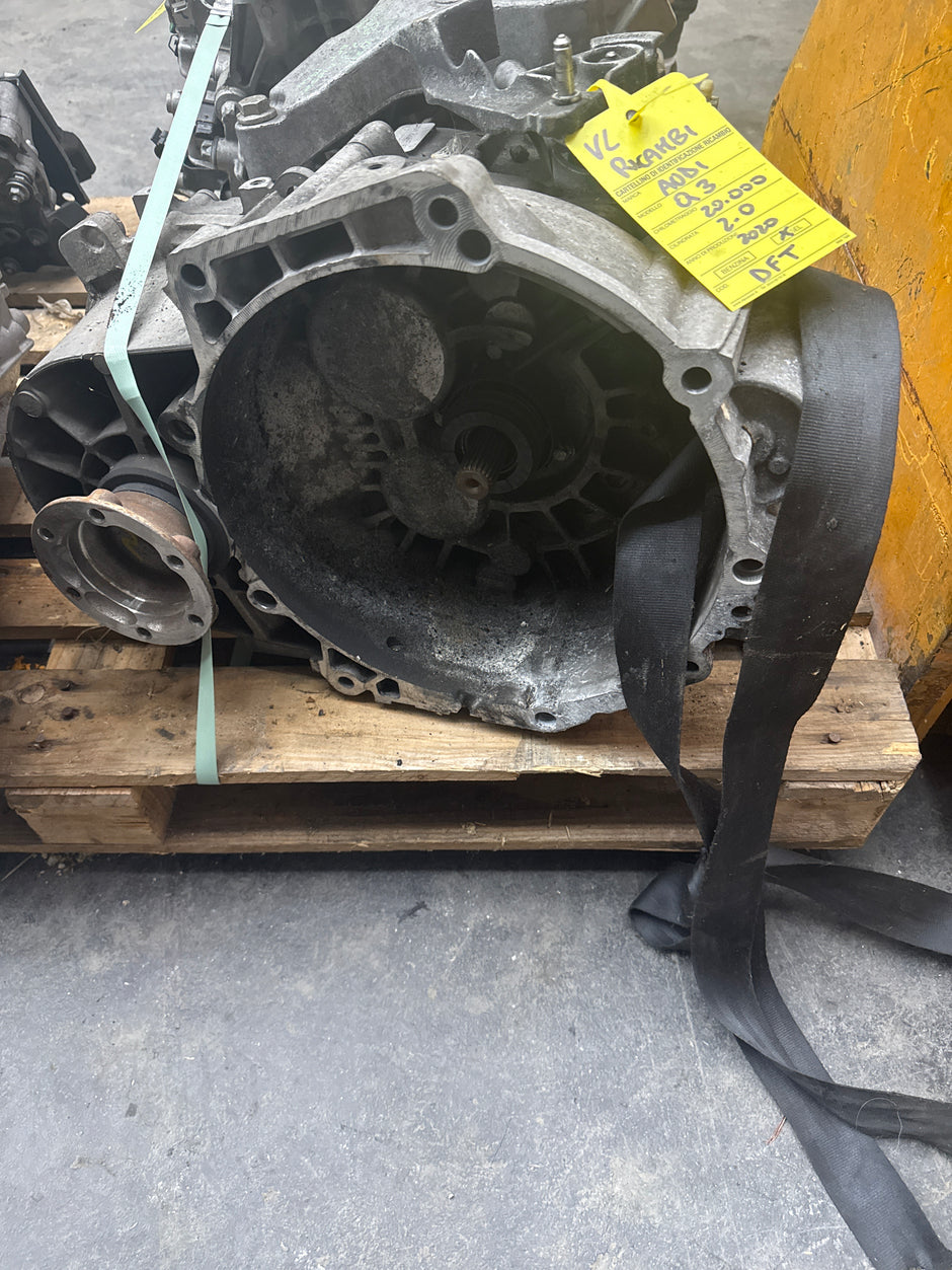 Audi Q3 Transmission manuelle Code moteur DFT Code boîte de vitesses QQN 22046 P02