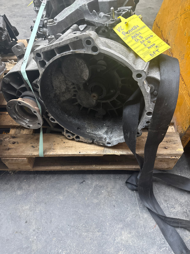 Audi Q3 Transmission manuelle Code moteur DFT Code boîte de vitesses QQN 22046 P02