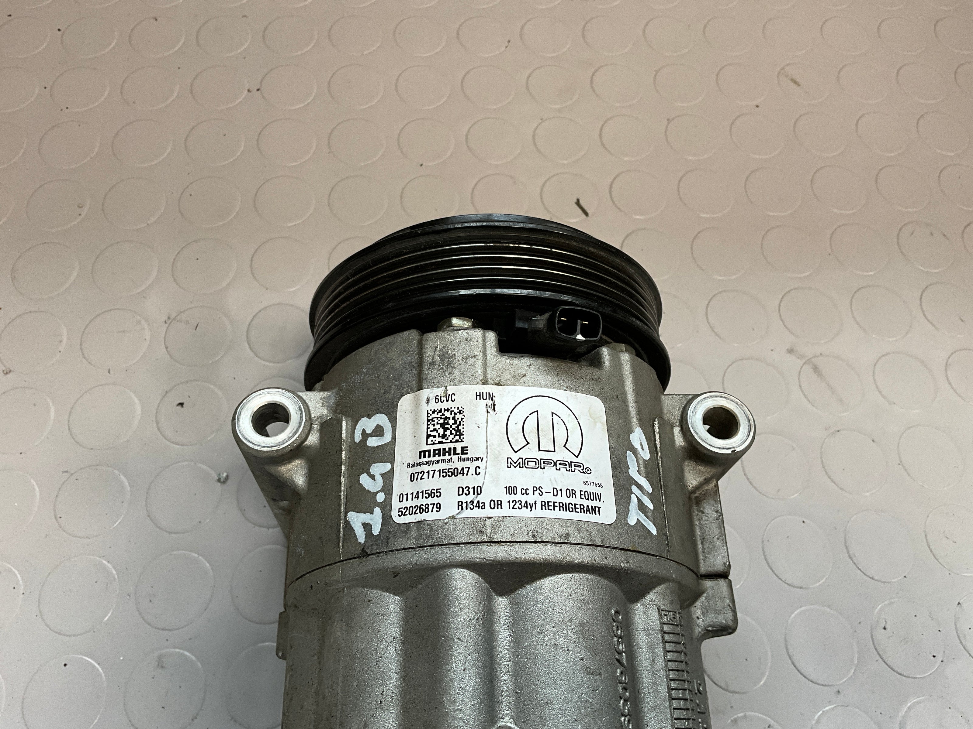 Air conditioning compressor 52026879 Fiat 1.4 petrol