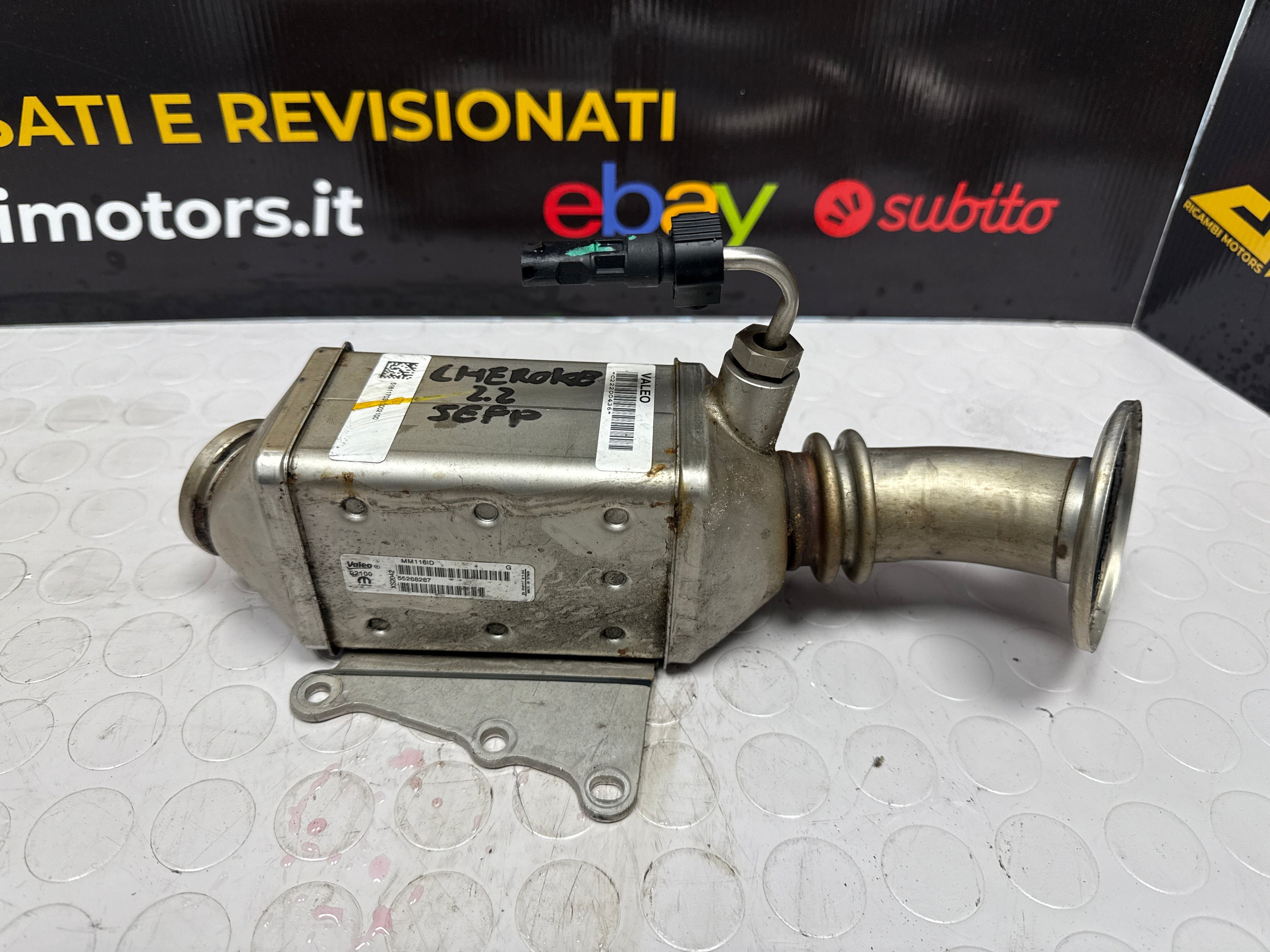 EGR Heat Exchanger Jeep Cheroke 2014 2019 2.2 55268287