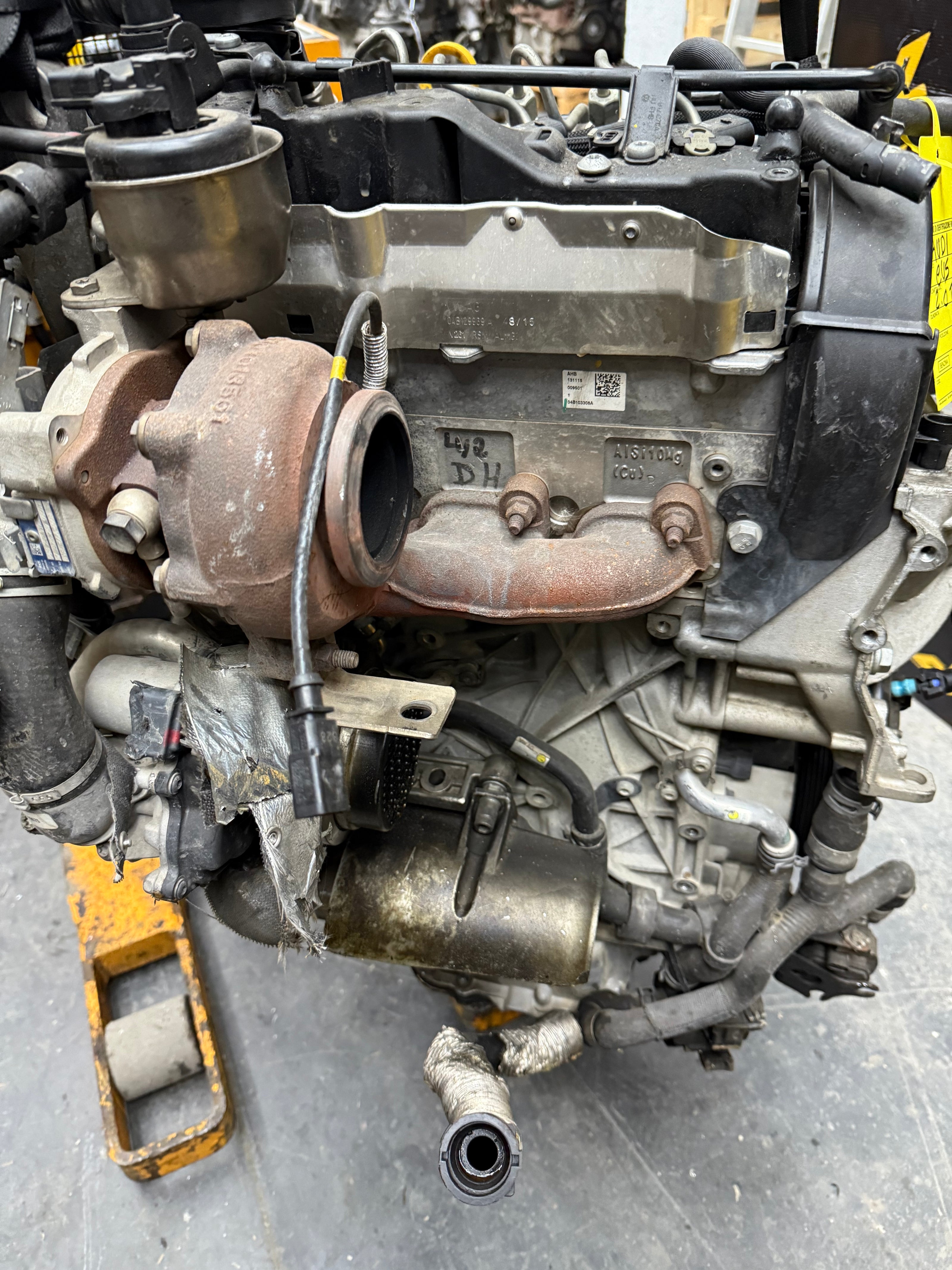 Complete engine with 1.4 diesel Skoda Fabia Polo Audi