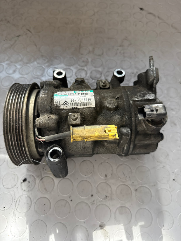 COMPRESSORE ARIA CONDIZIONATA CLIMA A/C PER CITROEN C3 Serie 9671216280 diesel