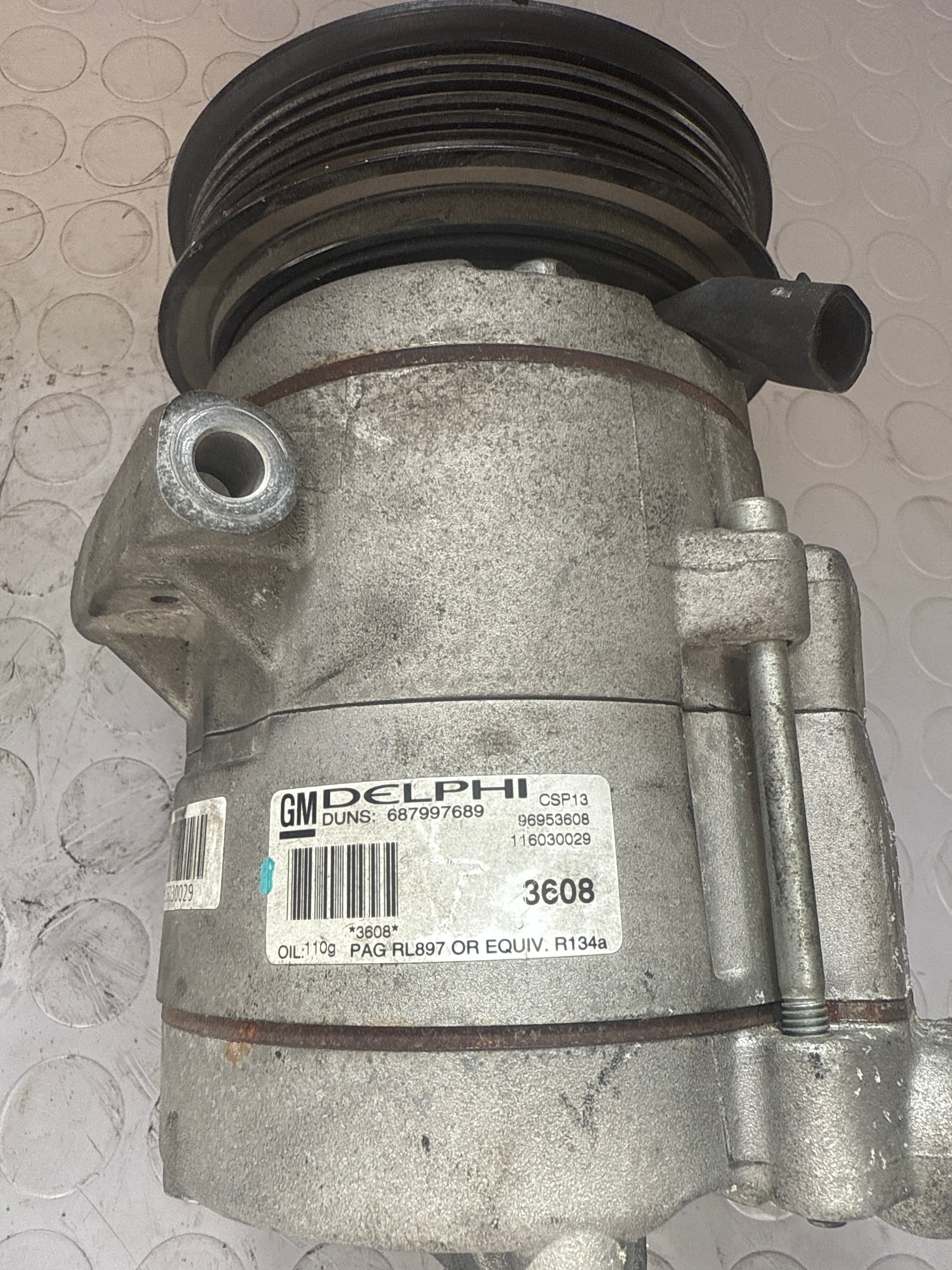 A/C COMPRESSOR FOR CHEVROLET Aveo 2nd Series 687997689 petrol