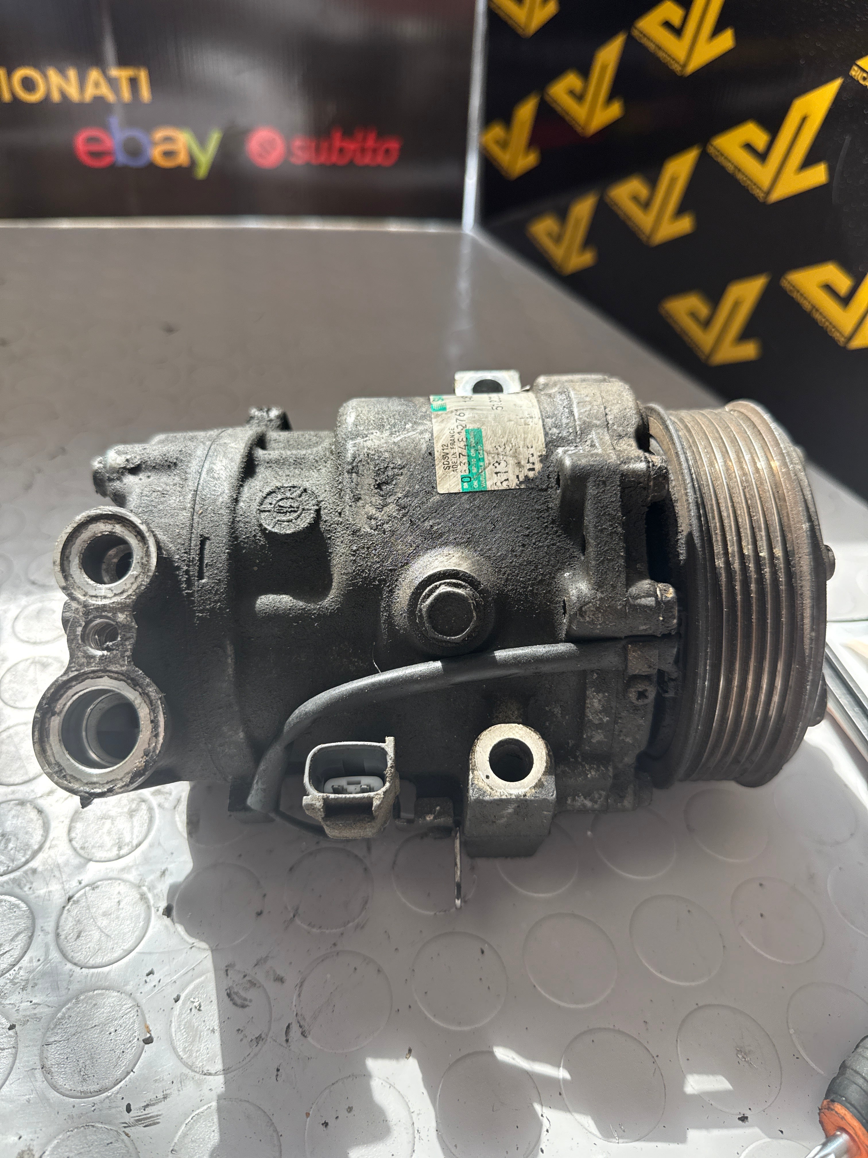 A/C COMPRESSOR FOR FIAT Grande Punto 2nd Series 51803075 199A2000 diesel 1248