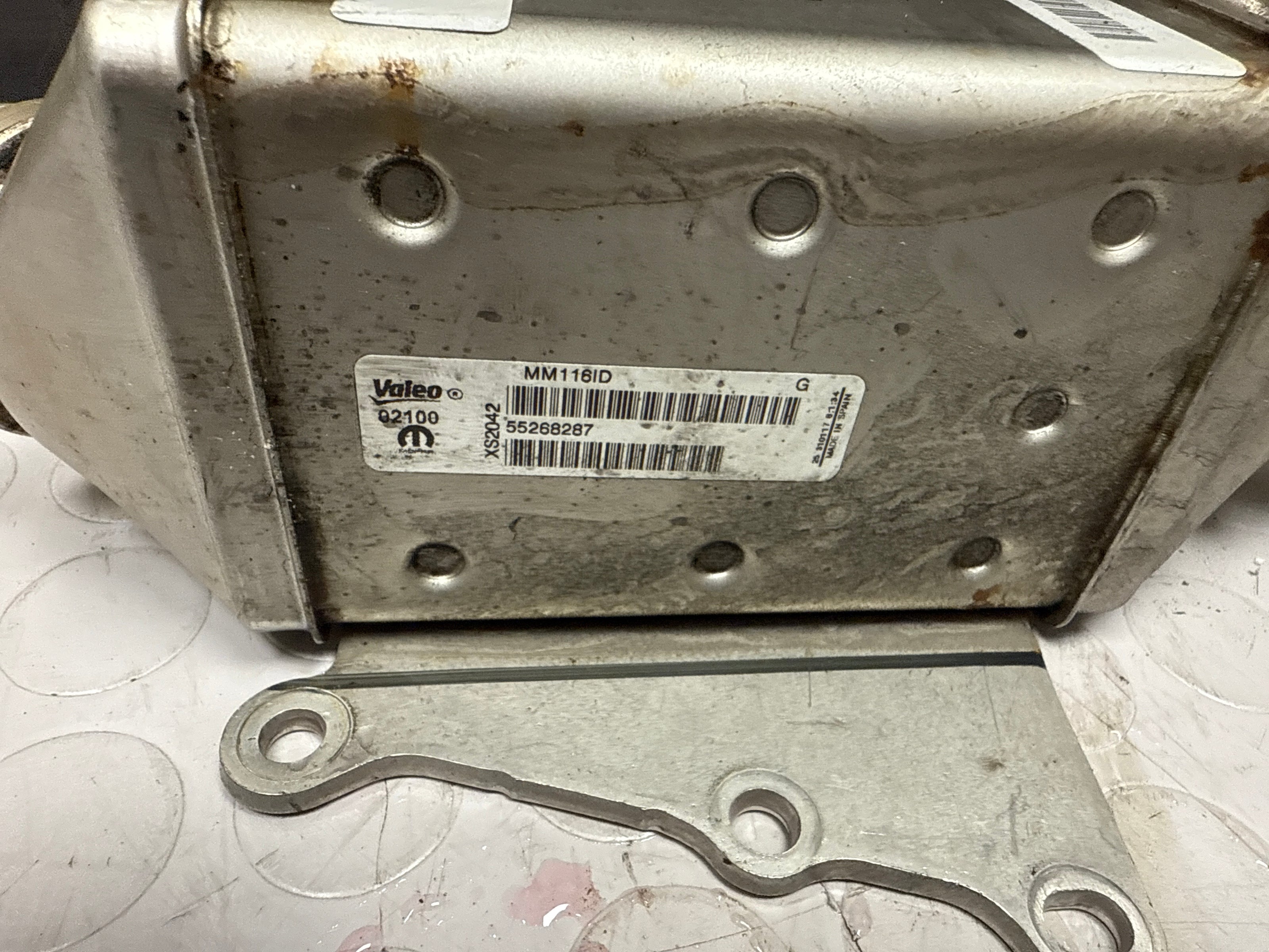 EGR Heat Exchanger Jeep Cheroke 2014 2019 2.2 55268287