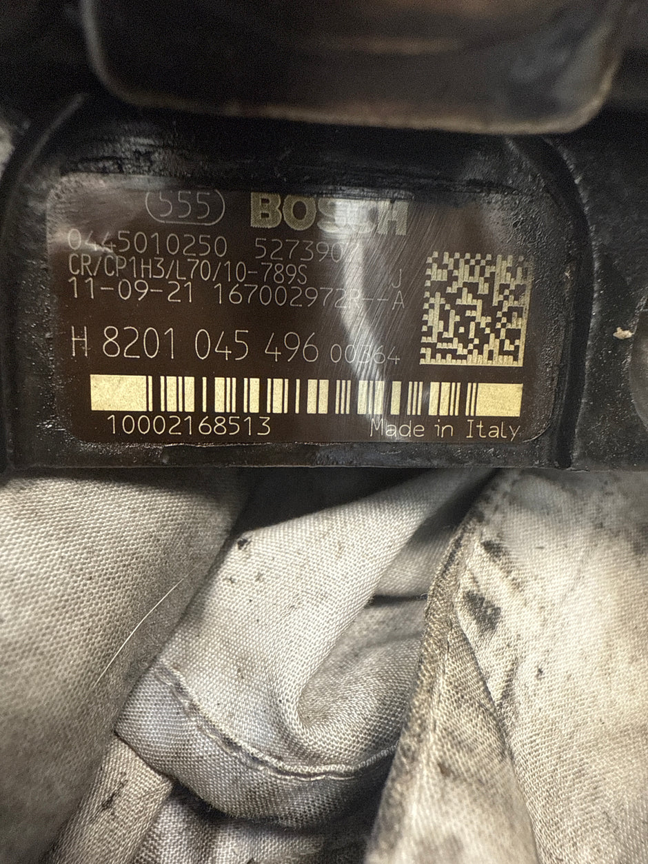 DIESEL INJECTION PUMP NISSAN Qashqai Series 0445010250 167002972R Diesel 1578611