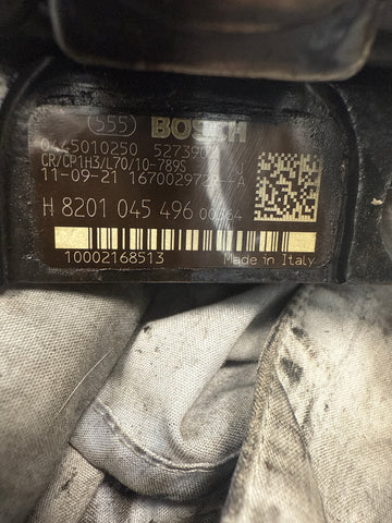 DIESEL INJECTION PUMP NISSAN Qashqai Series 0445010250 167002972R Diesel 1578611