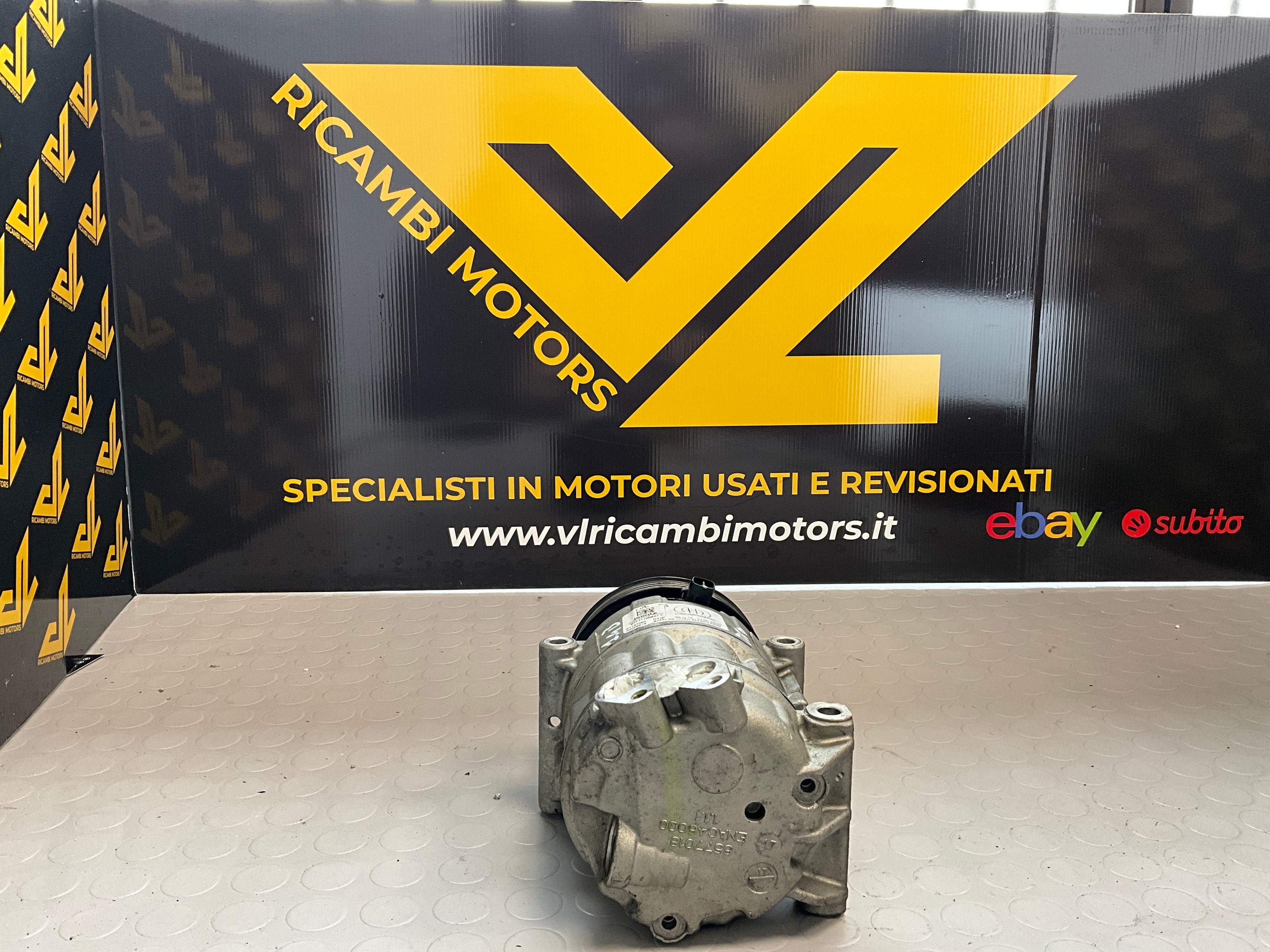 Air conditioning compressor 52026879 Fiat 1.4 petrol