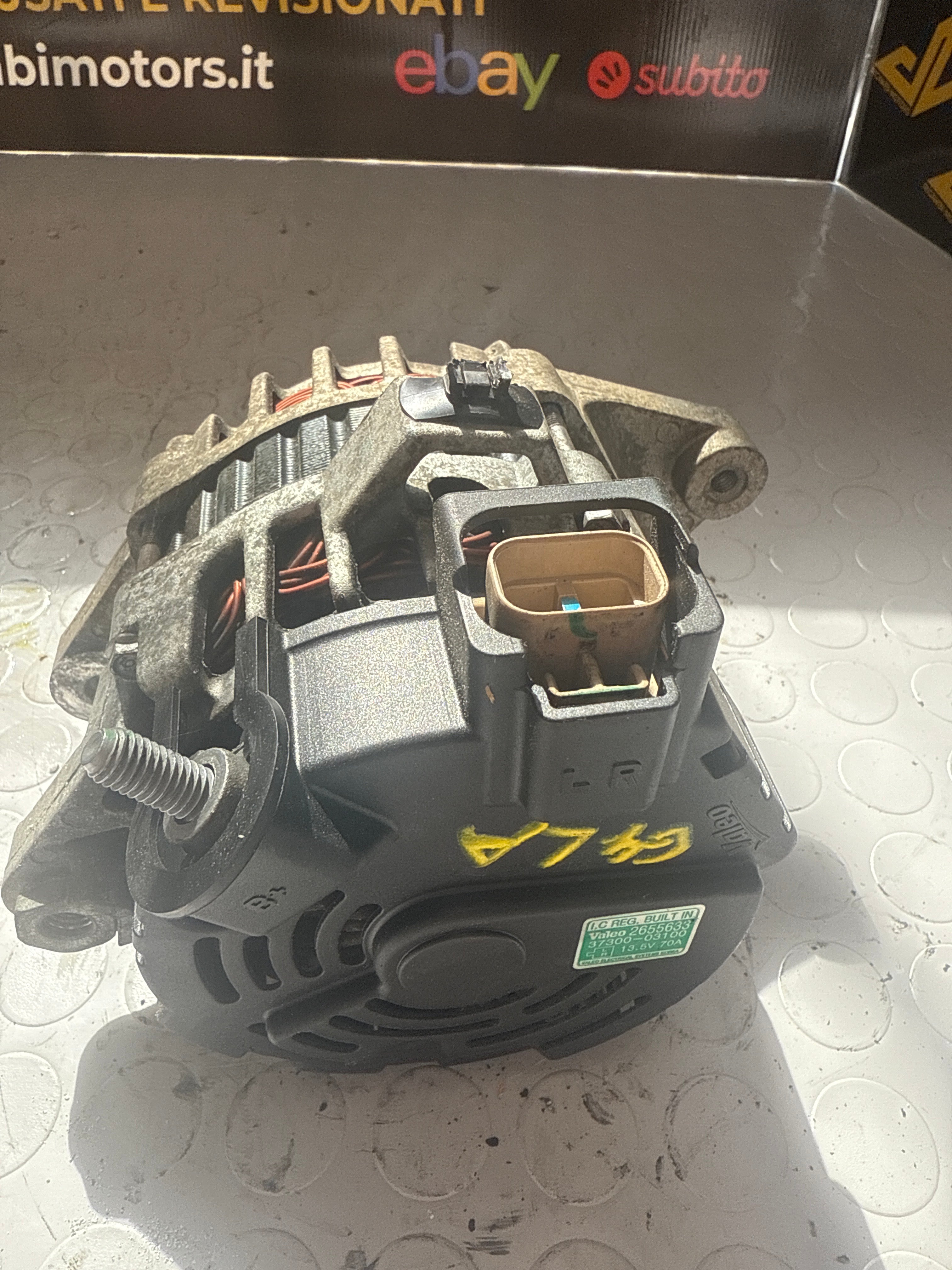 Alternateur modèle HYUNDAI I10 HYUNDAI I20 code pièce de rechange : 2655633 37300-03100