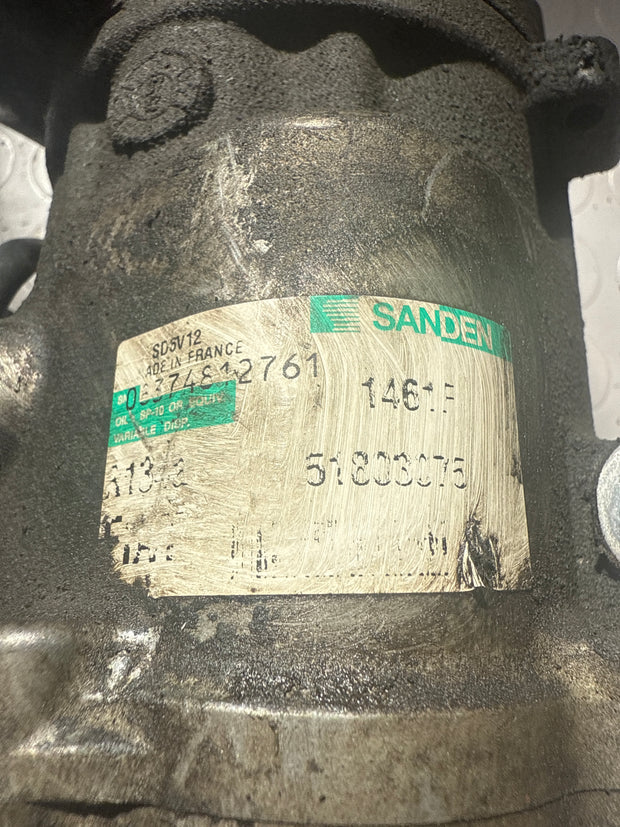 Compresseur de climatisation pour Fiat Grande Punto 2e série 51803075 199A2000 diesel 1248