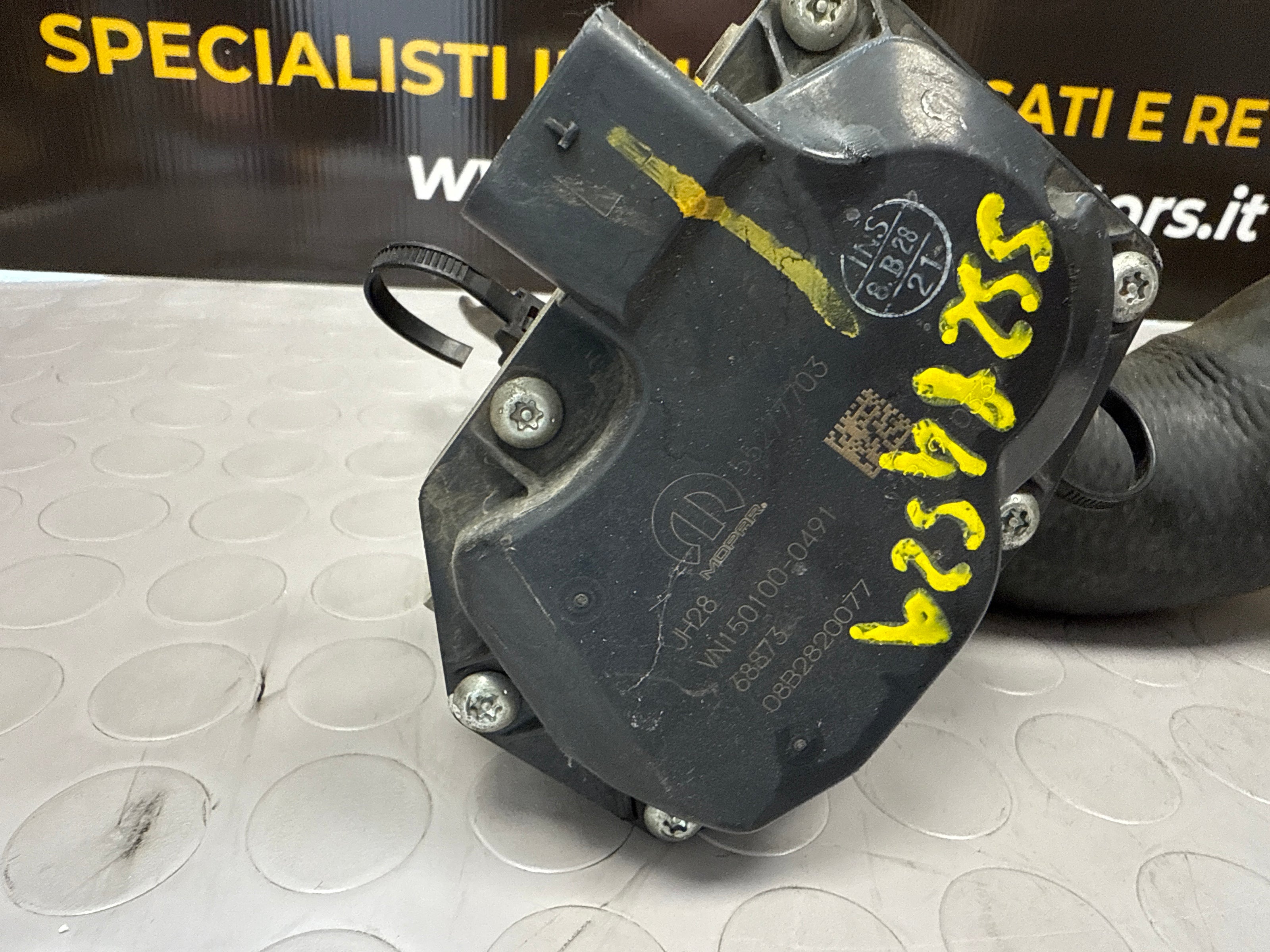 Papillon des gaz EGR Alfa Romeo Stelvio 2.2 Q4 55277703
