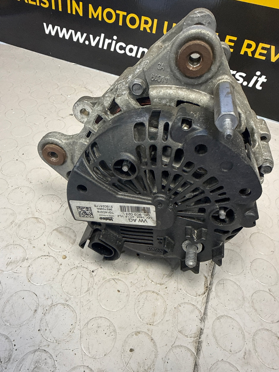 04L903023L+2627025C+TG14C078 Alternatore Audi Seat Skoda - VL Ricambii Motors