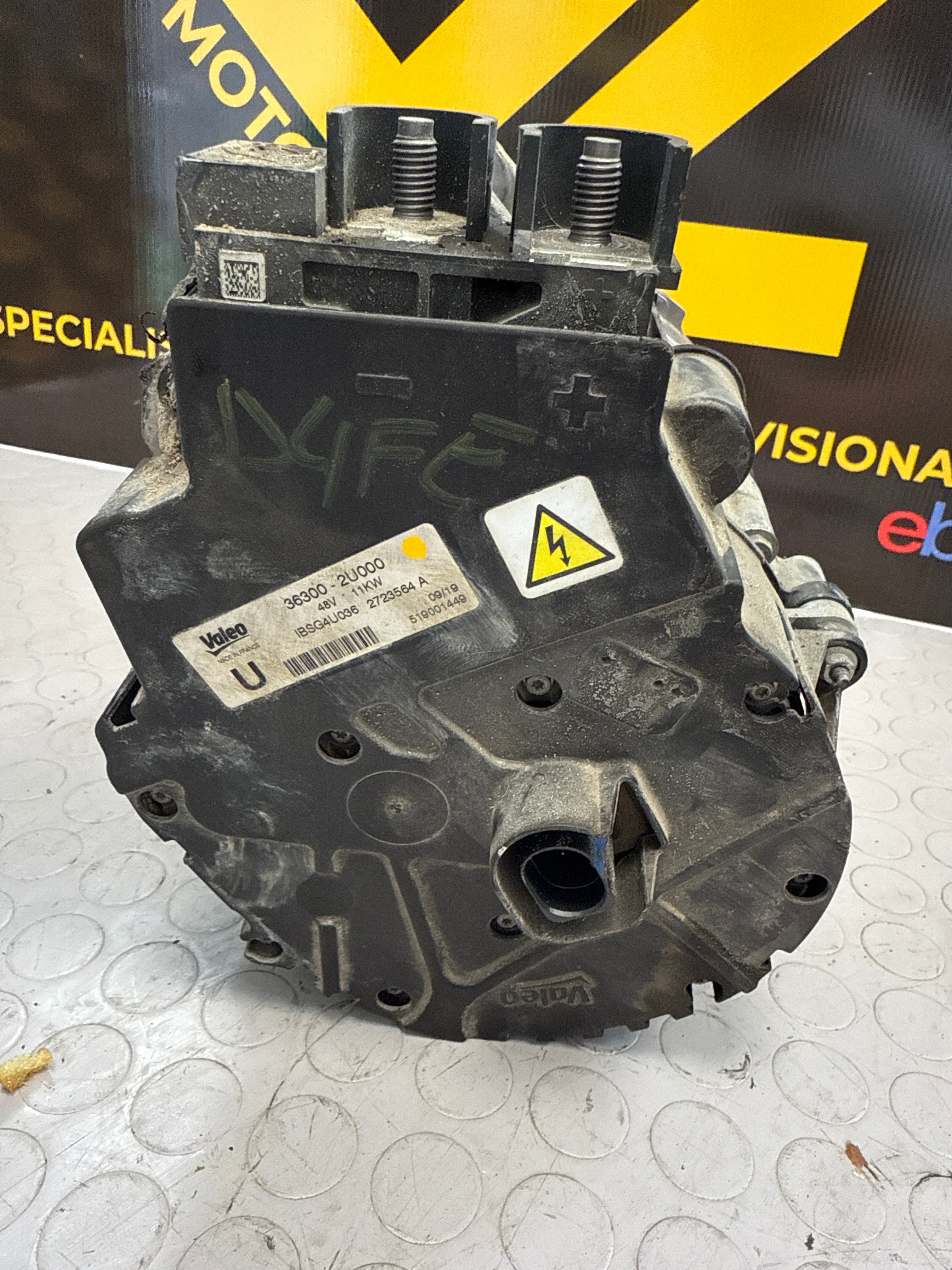 ALTERNATORE KIA SPORTAGE - HYUNDAI TUCSON ANNO 2019 (1.6.CRDI) 36300-2U000