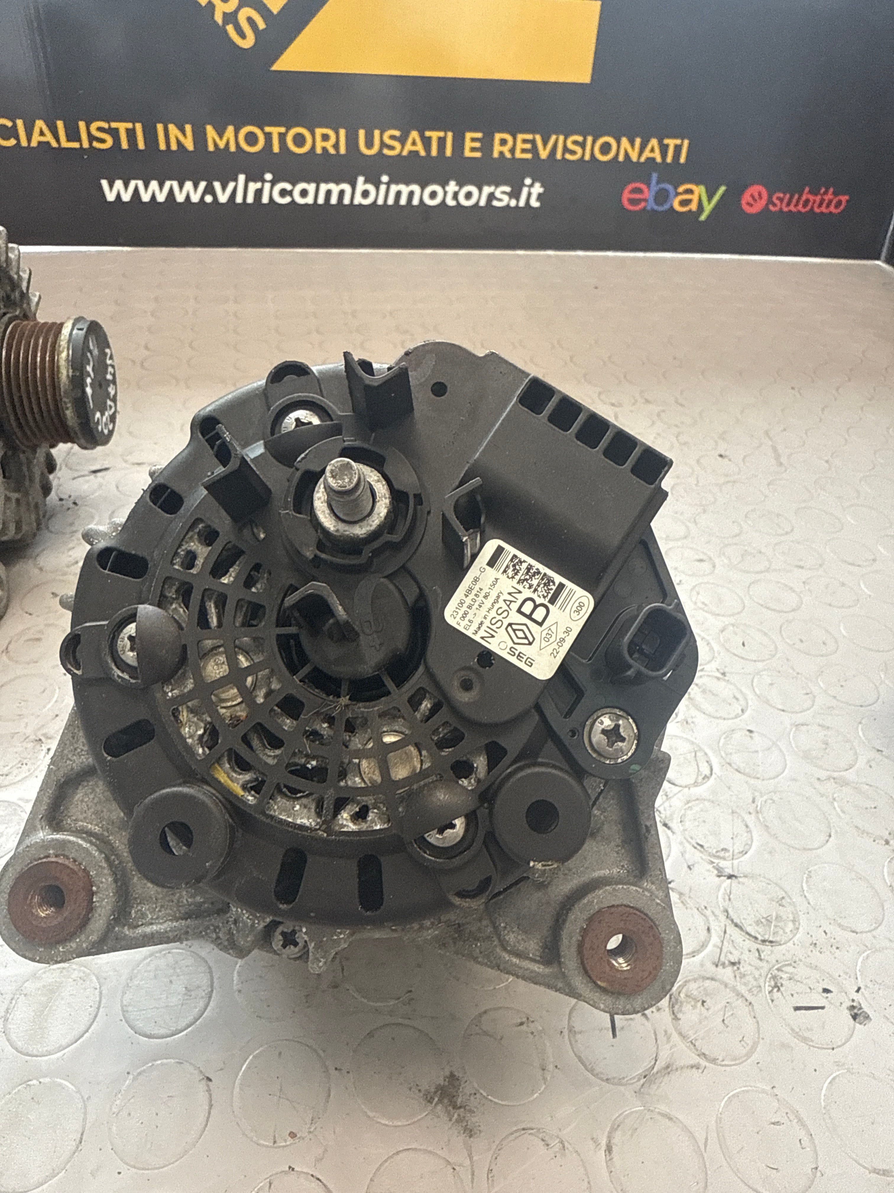 Alternateur Renault Trafic 150a 1.6 2018 23100 4BE0B-G
