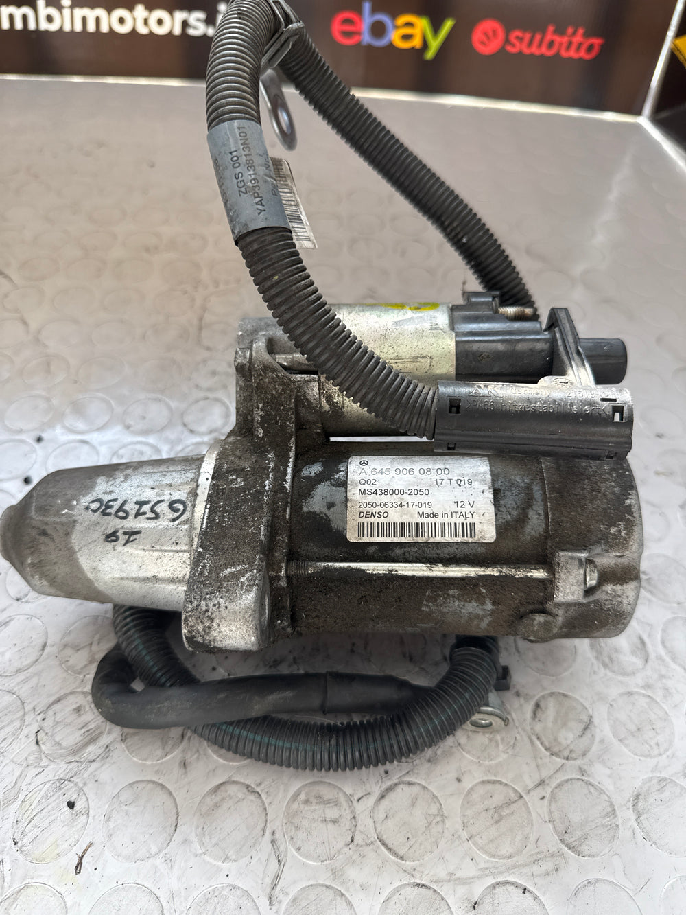 MOTORINO D' AVVIAMENTO PER MERCEDES Classe B W246 2° Serie A 645 906 08 00 OM 6