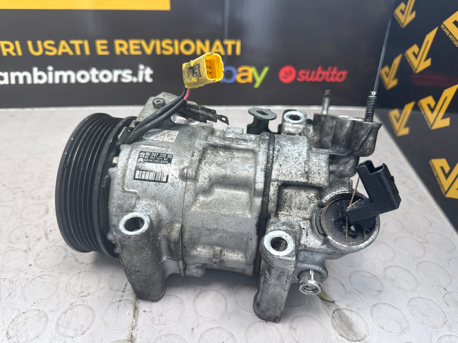 Compressore Aria Condizionata Peugeot 208 2008 1.5 diesel 9834730080 - VL Ricambii Motors