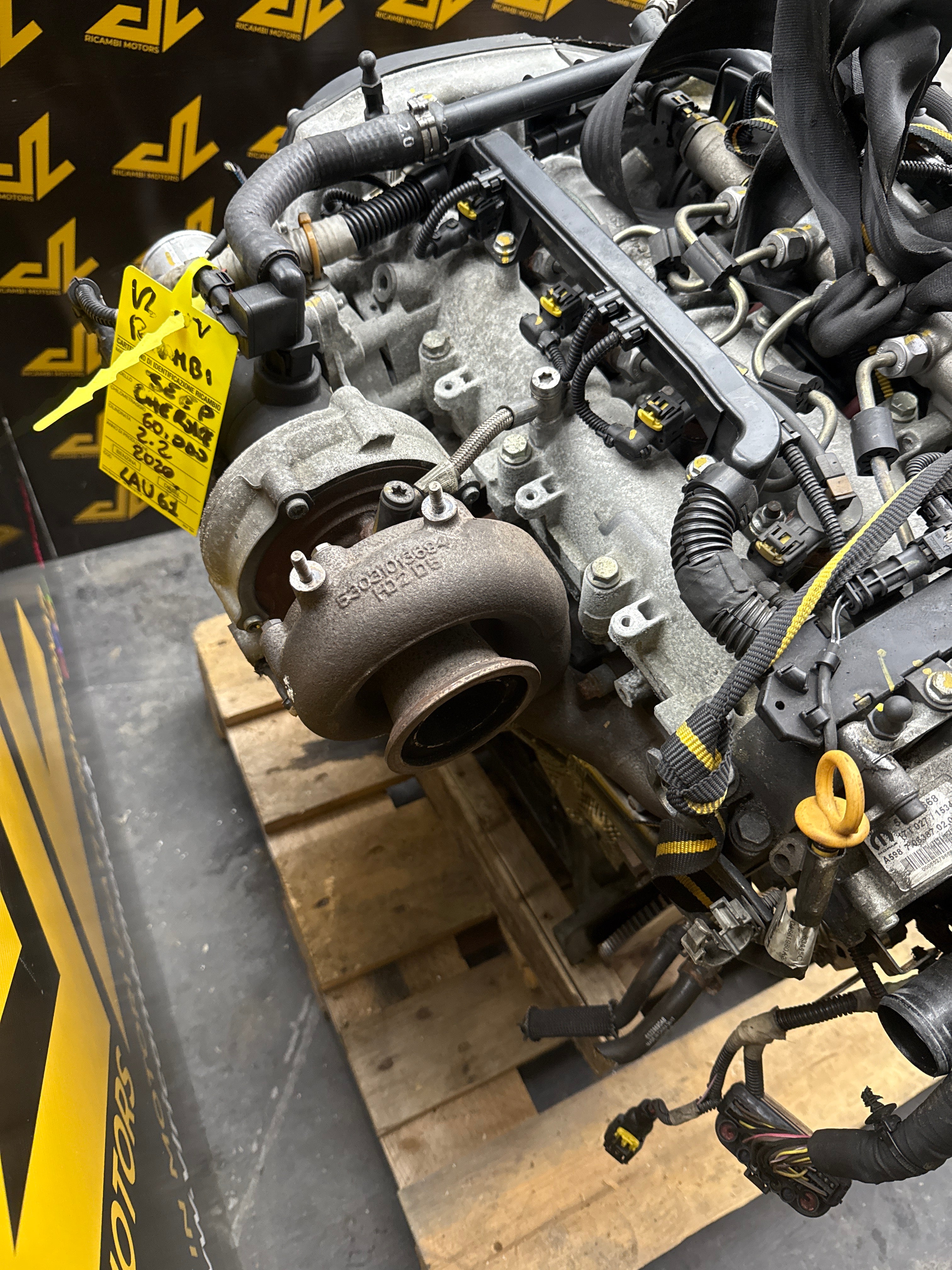 Motore Jeep wrangler 4 IV 2.2 multijet 2017> 200cv sigla U