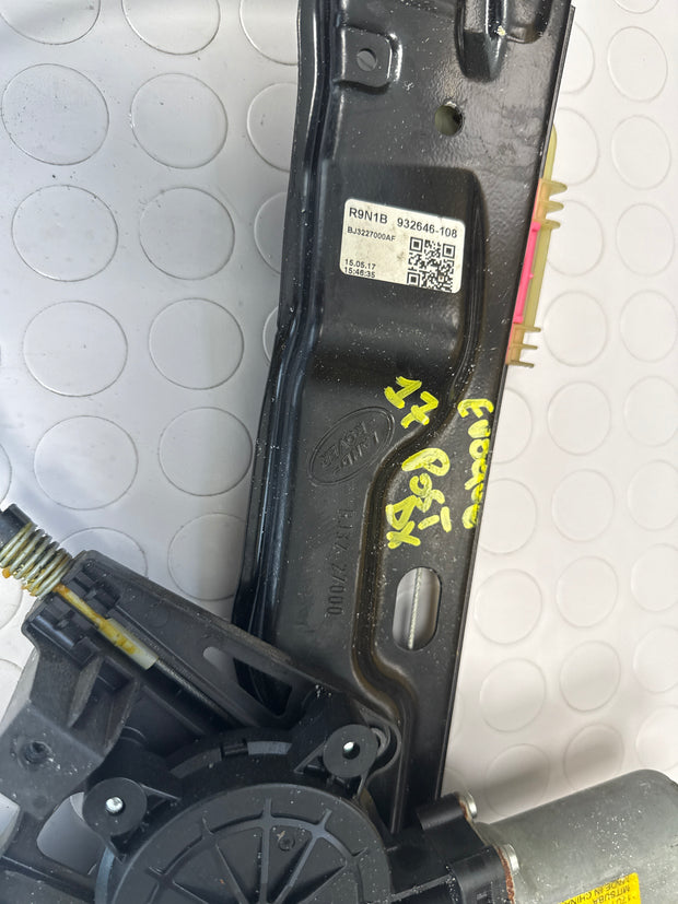 Rear right window regulator Land Rover Evoque R9njb 932646-108