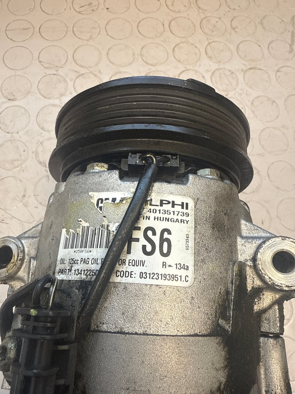 Air conditioning compressor 1.4 petrol Opel Meriva 401351739