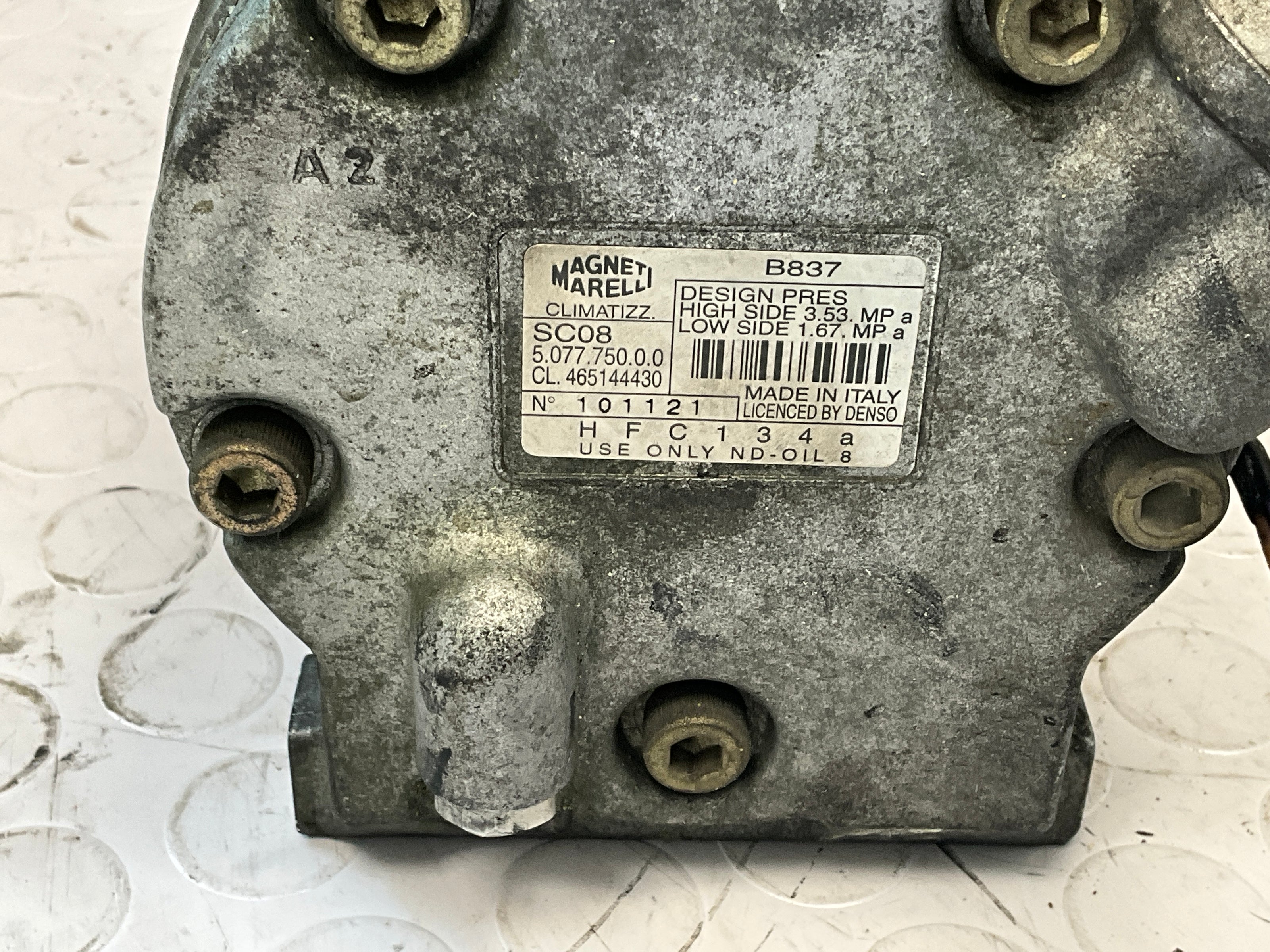 Compresseur de climatisation Fiat Punto 188 Année 2000 1.2L 44kW