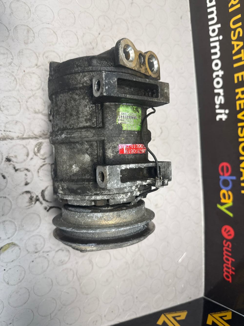 Pompa Compressore Aria Condizionata Mitsubishi L200 2002 MR190619V Diesel 85kW