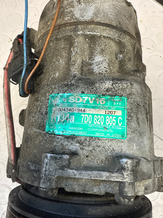 Pompa Compressore Aria Condizionata Volkswagen Transporter - Caravelle T4 1996 7