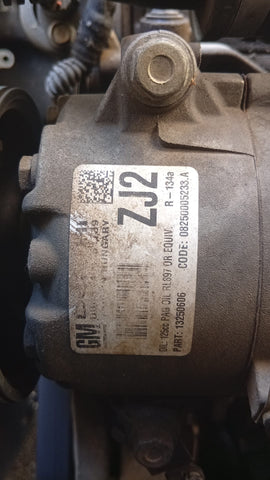 OPEL ASTRA J AIR CONDITIONING COMPRESSOR PULLEY 13250606