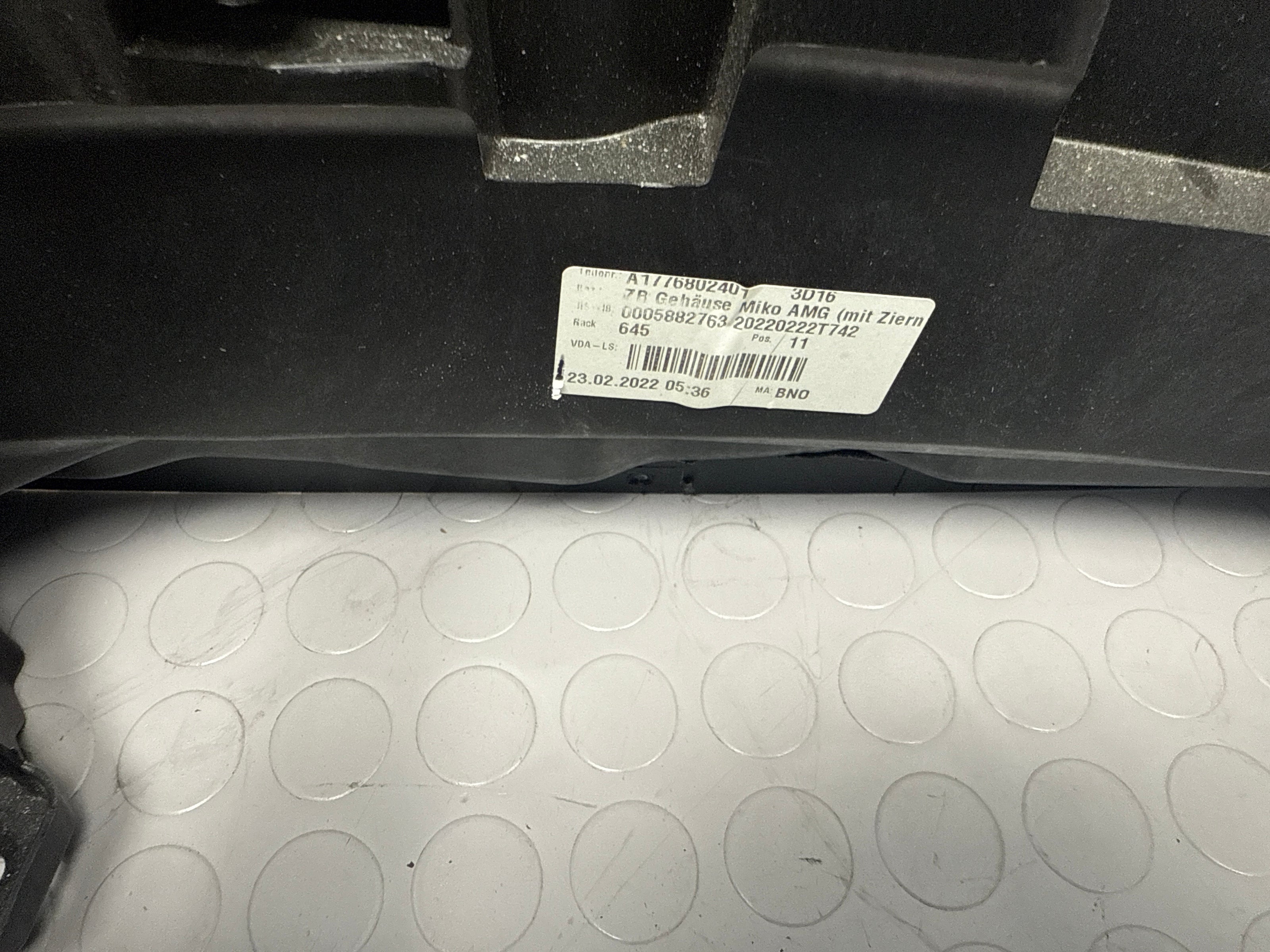 tunnel centrale Mercedes-Benz Classe A W177 (2018-) Cod: a1776802401