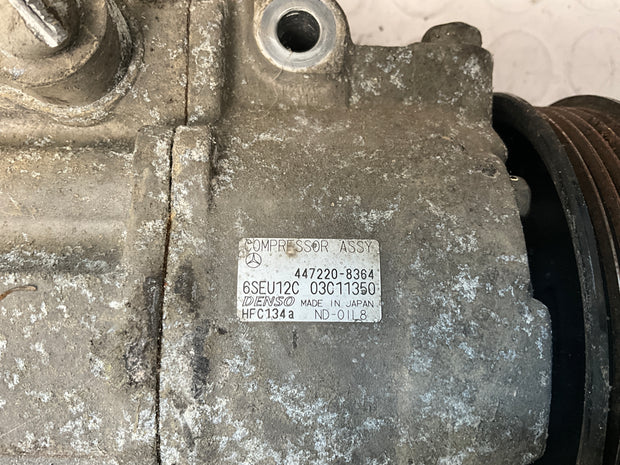 Compresseur de climatisation MERCEDES CLASSE A W168 447220-8364 6SEU12C