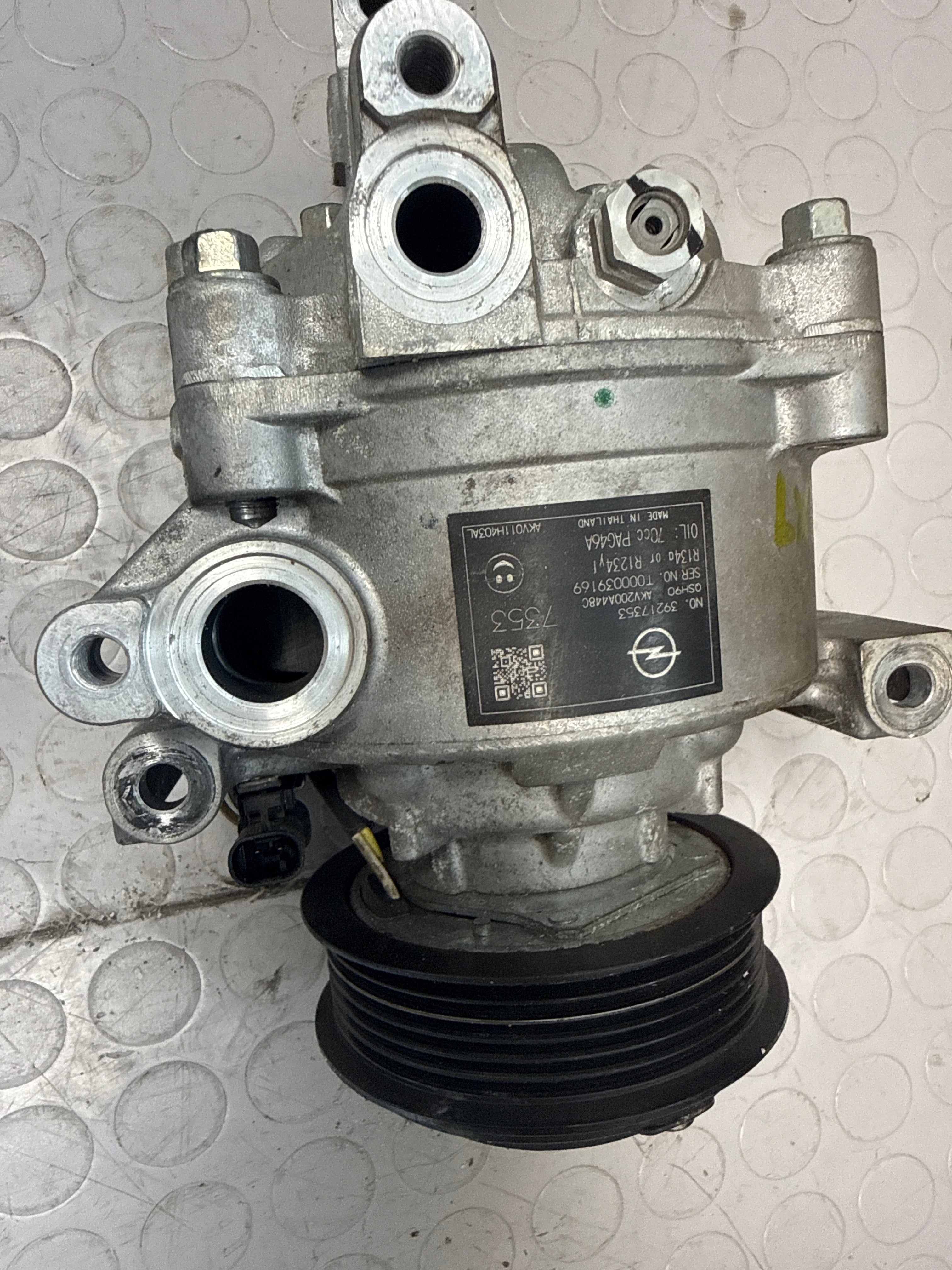 Compressore Aria Condizionata Opel Astra K 2020 39217353 Diesel 90kW EOM16 - VL Ricambii Motors