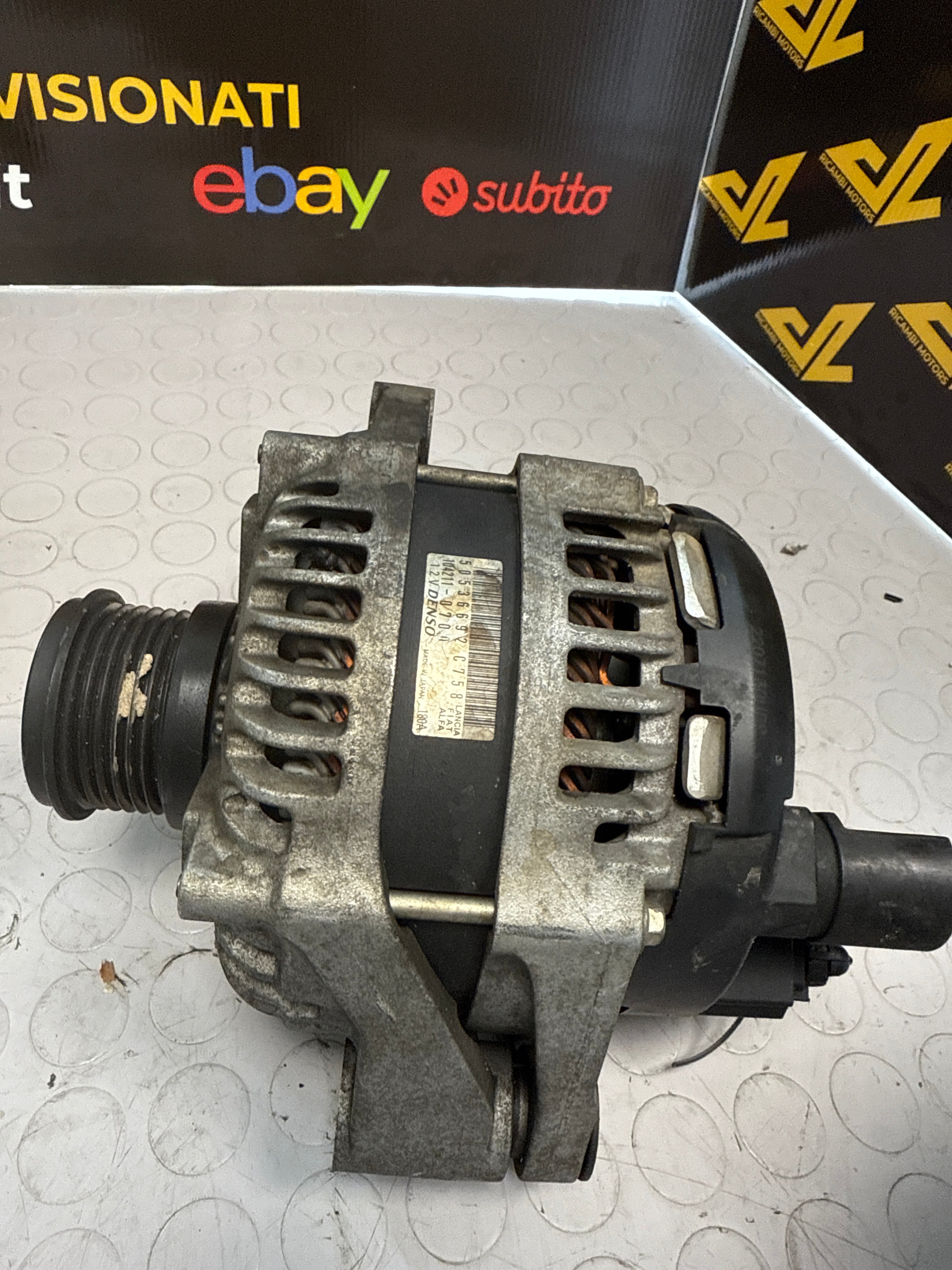 Alternateur 50536692C758 pour Alfa Romeo Stelvio 630 Executive 4WD 2017 4979598