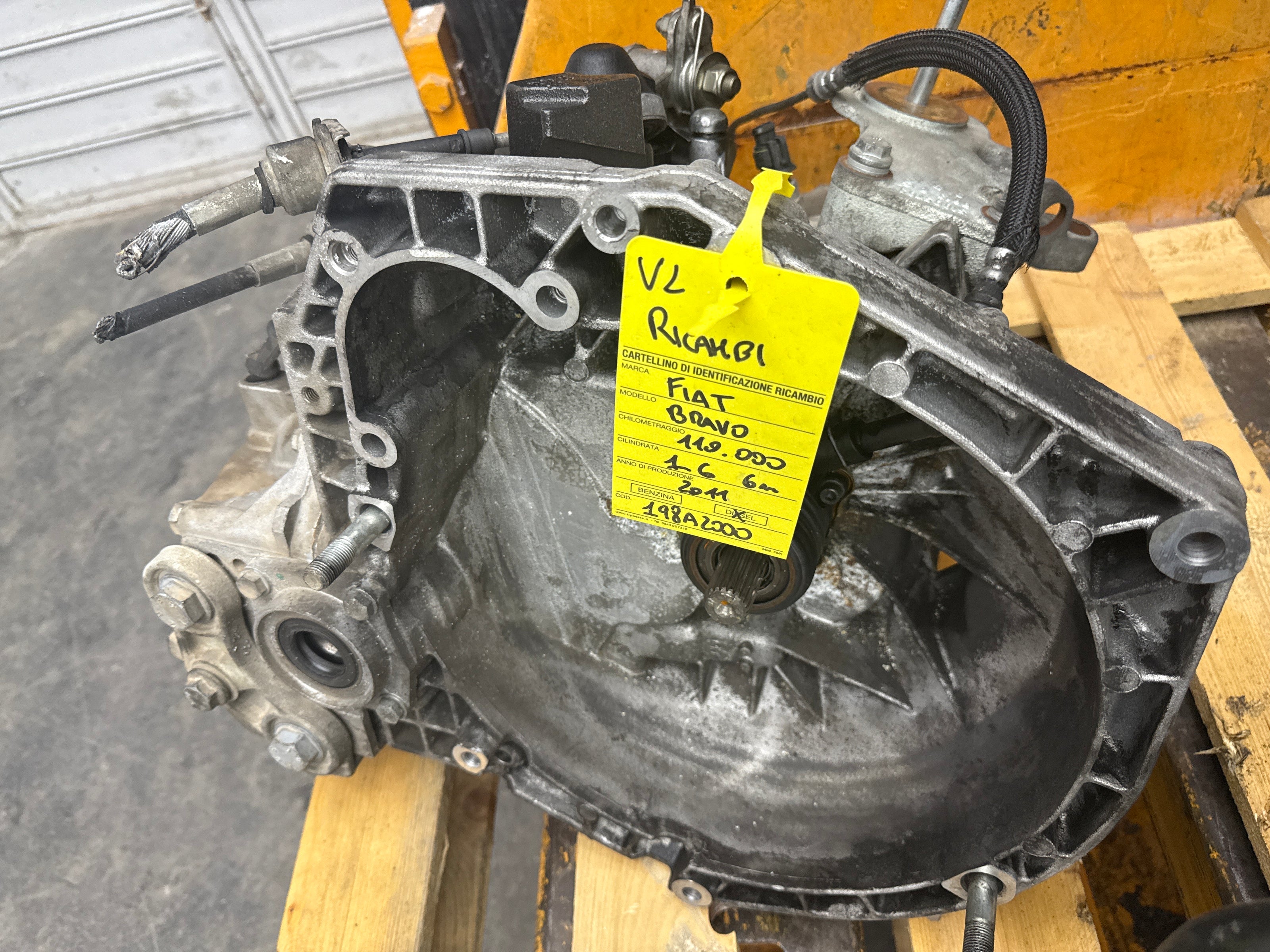 6-SPEED GEARBOX FIAT BRAVO LANCIA DELTA 1.6 M-JET 464332891 55200606 198A2000 