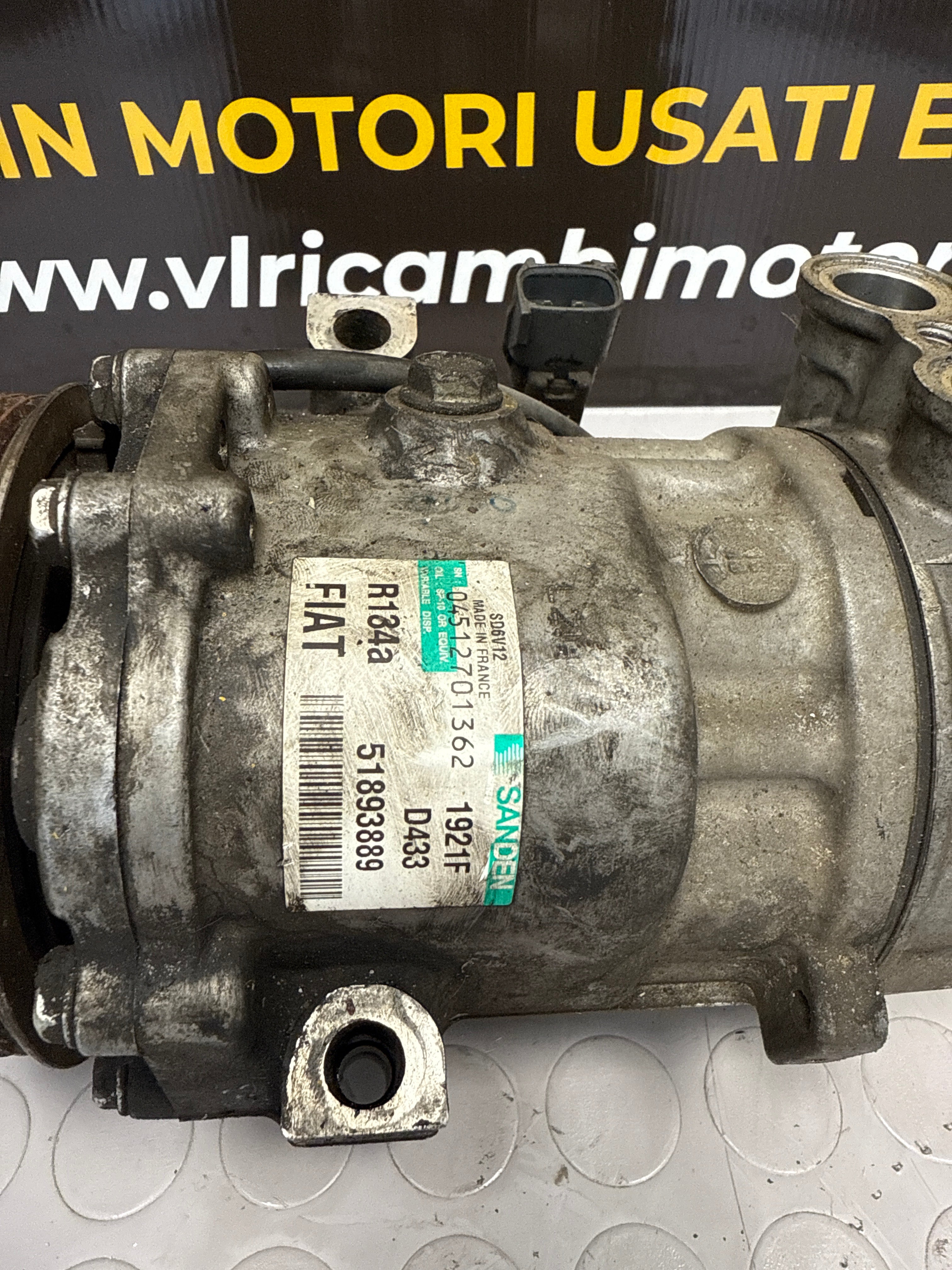 Compresseur de climatisation Fiat Lancia 199A9000 1.3 75cv 04512701362