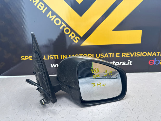 Rearview Mirror Smart 453 3-door 7-pin 