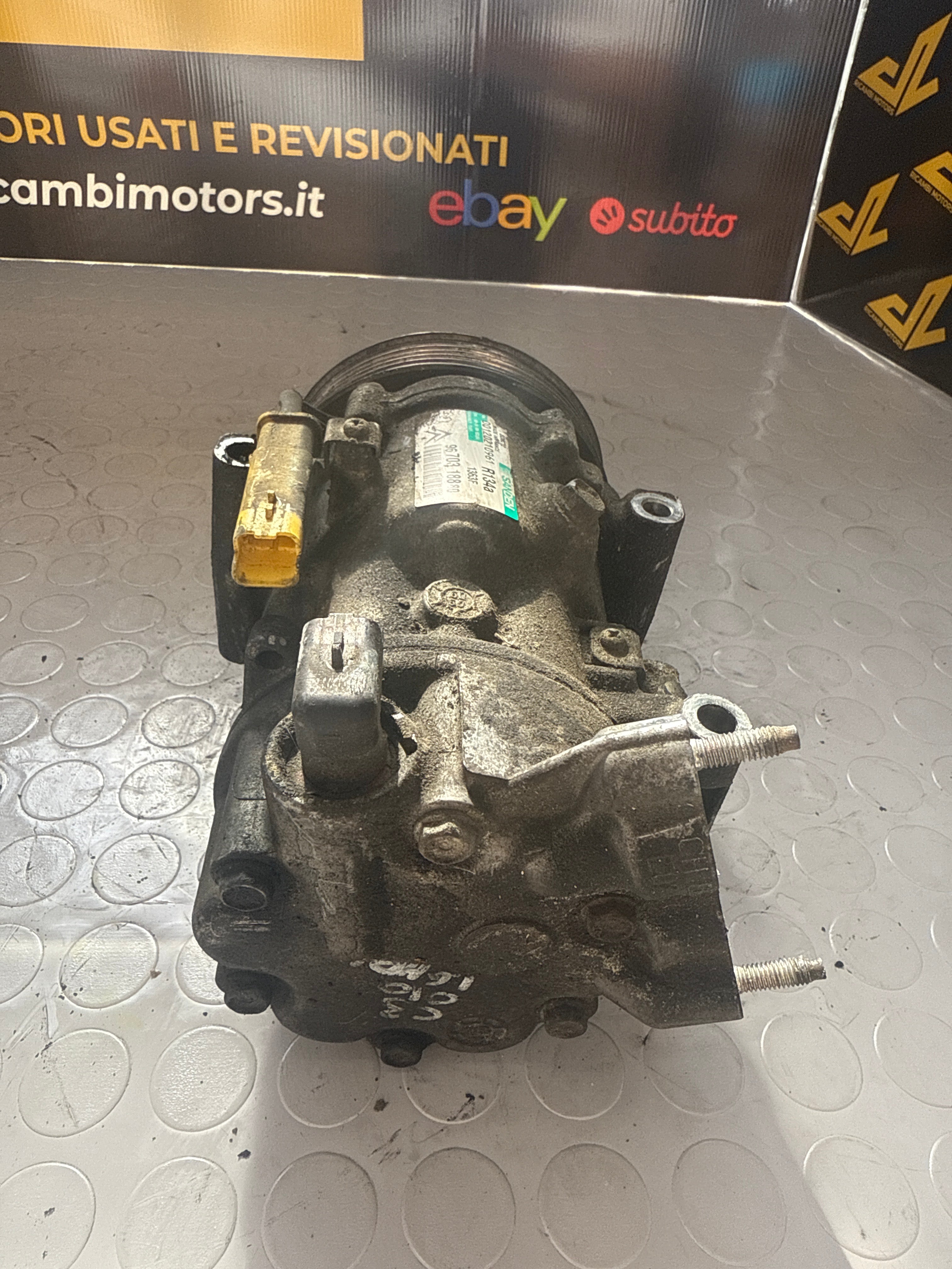 COMPRESSORE ARIA CONDIZIONATA CLIMA A/C PER CITROEN C3 Serie 9671216280 diesel
