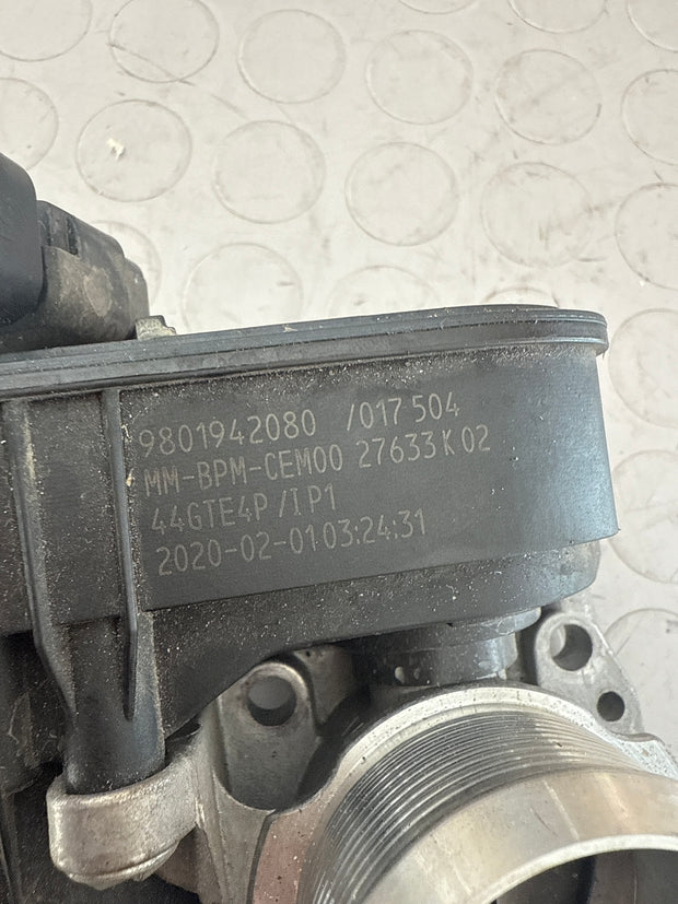 Corpo farfallato valvola Peugeot Citroen 9801942080 44gte4p/ip1