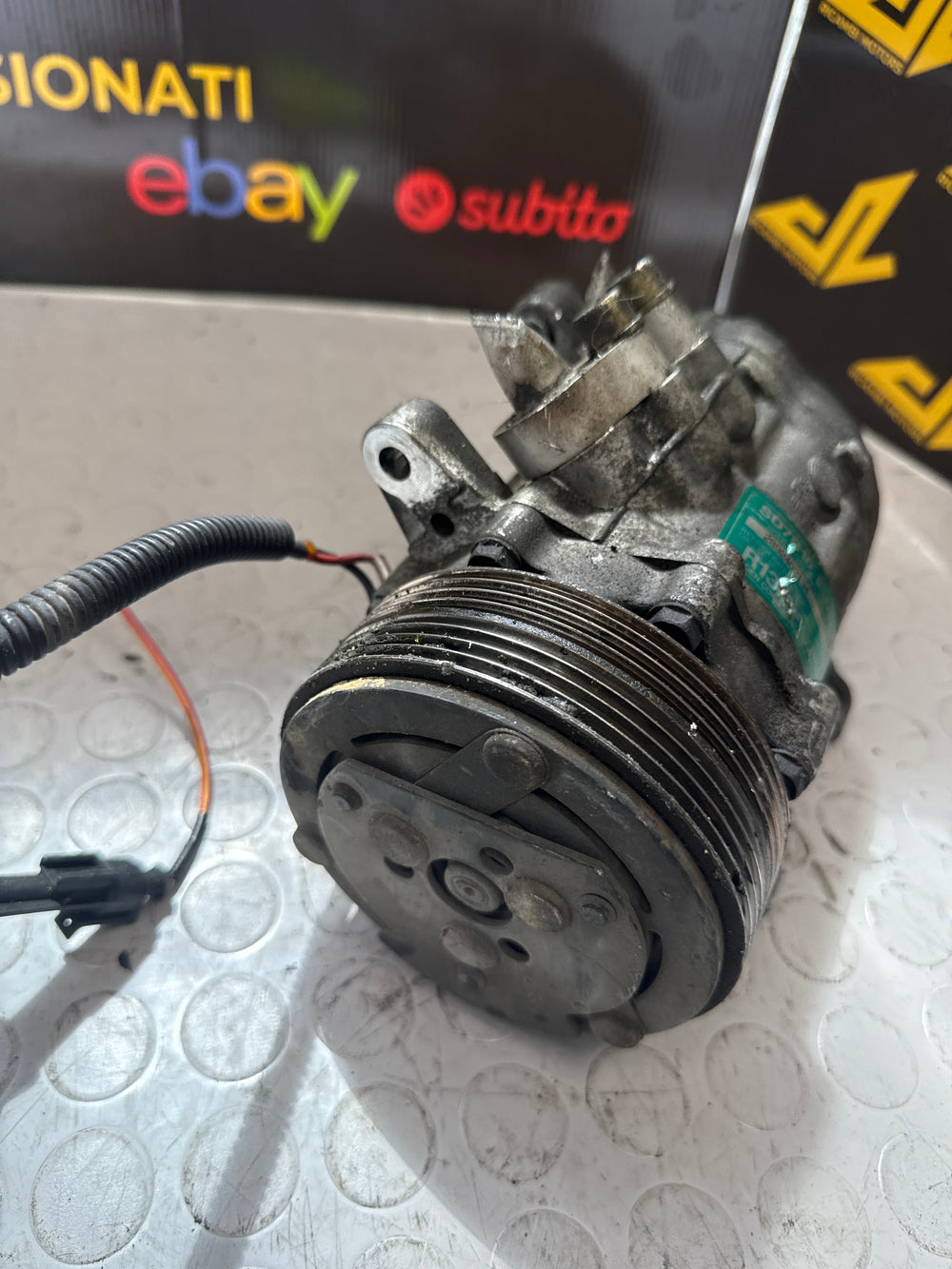 Compresseur de climatisation SD7B10 pour FIAT SEICENTO (187) 1998 216231