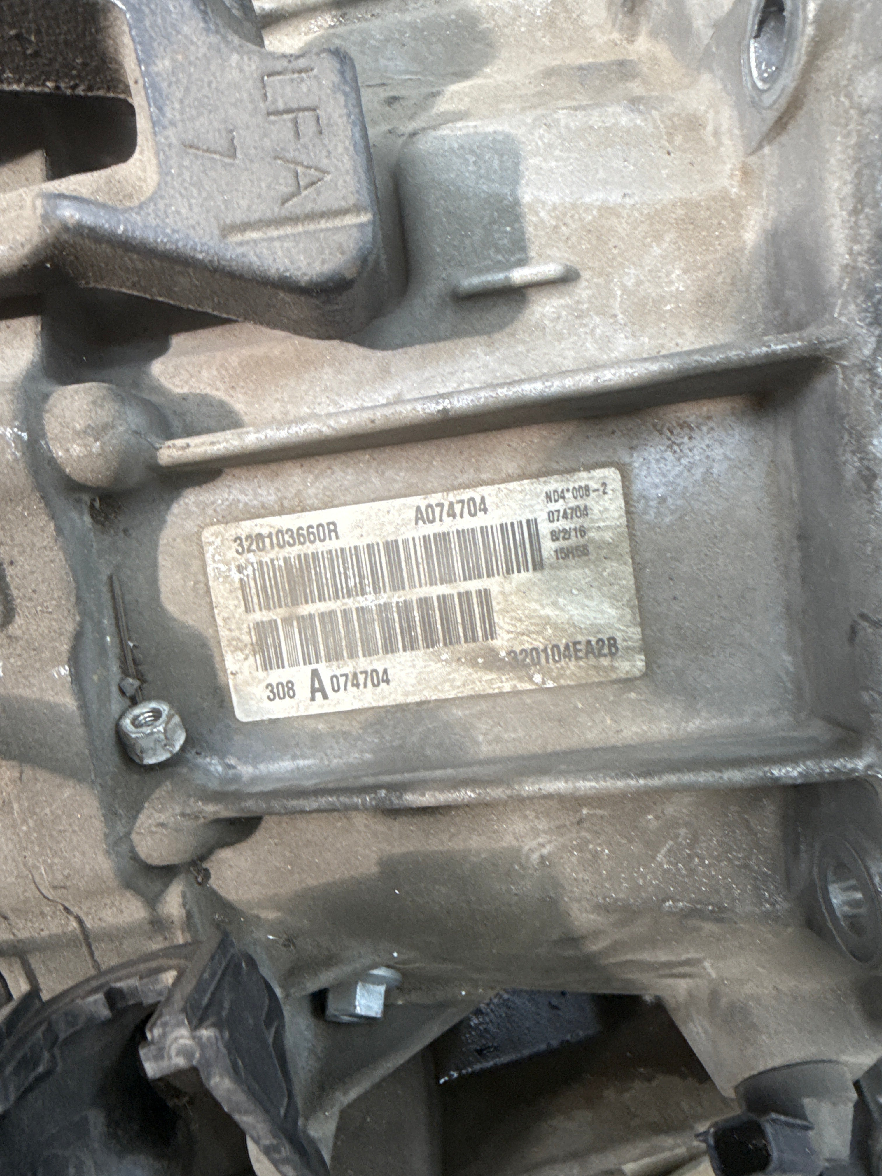 CAMBIO MANUALE COMPLETO PER NISSAN Qashqai Serie 320105487R R9M diesel 1598 (14