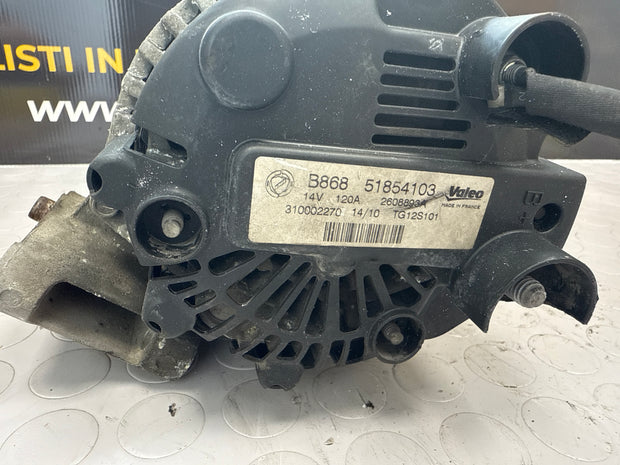 Alternateur Valeo B868 51854103 Fiat 1.3 Multijet 