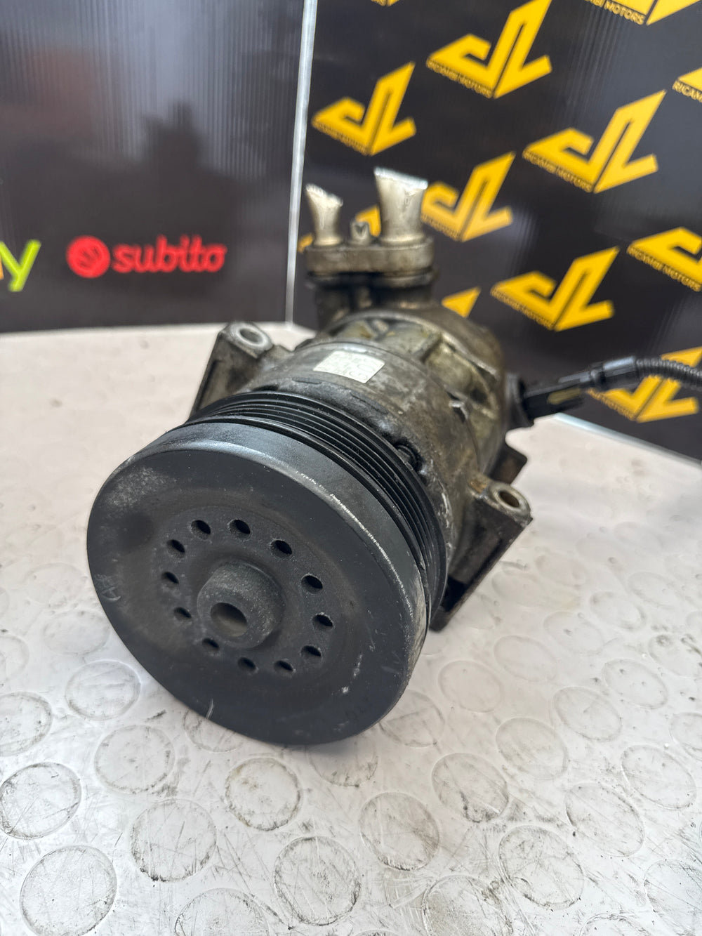Compresseur de climatisation pour Fiat Grande Punto 2e série 447190-5