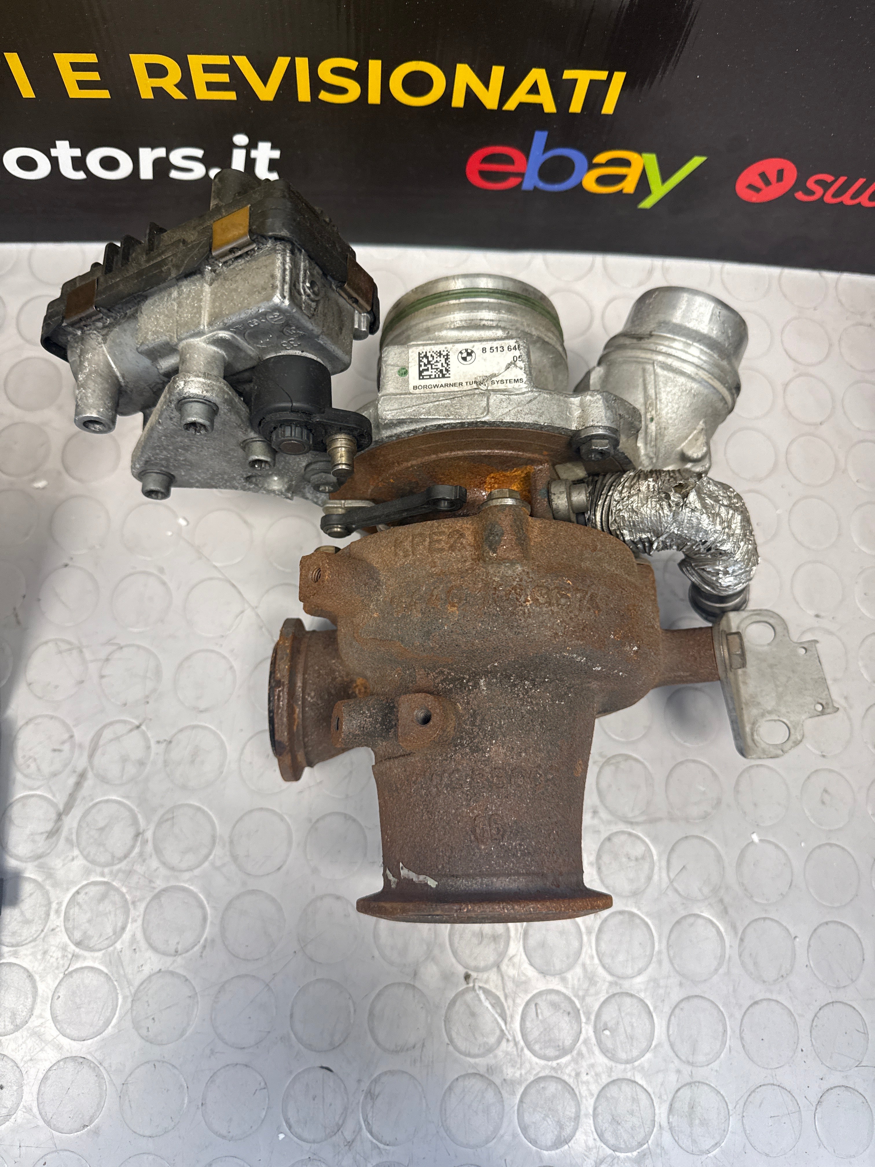 TURBO TURBINA BMW SERIE 3 (B47D20A) 2.0 DIESEL COD. 54409700042 TURBOCOMPRESSORE - VL Ricambii Motors