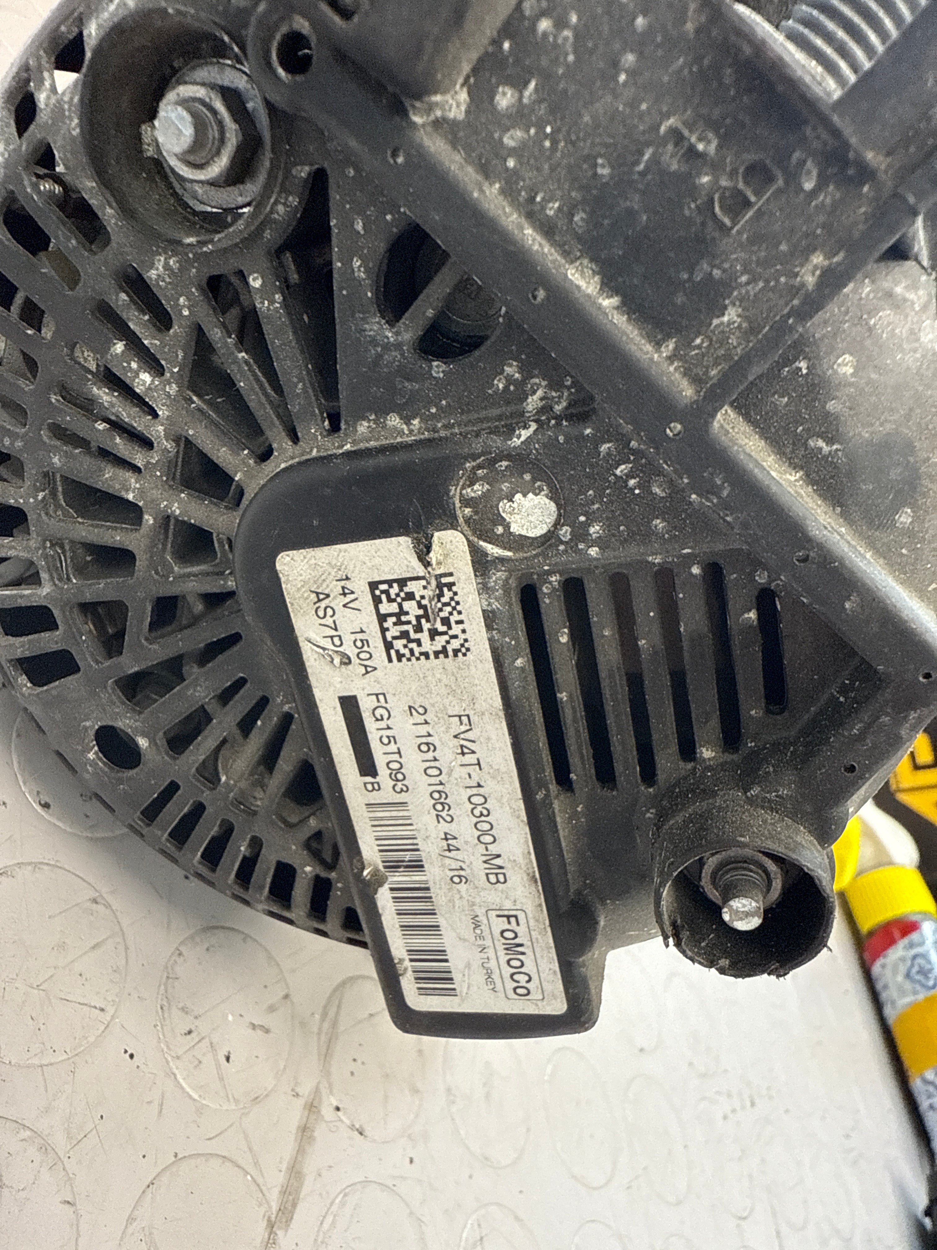 ALTERNATORE DIESEL FORD KUGA 2.0 TDCI 2016 FV4T-10300-MB 14V 150A