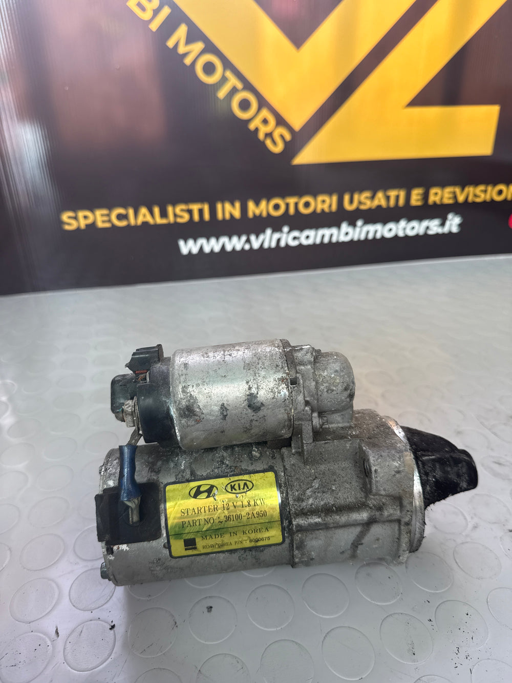 Starter motor Kia 1.7 diesel D4FD