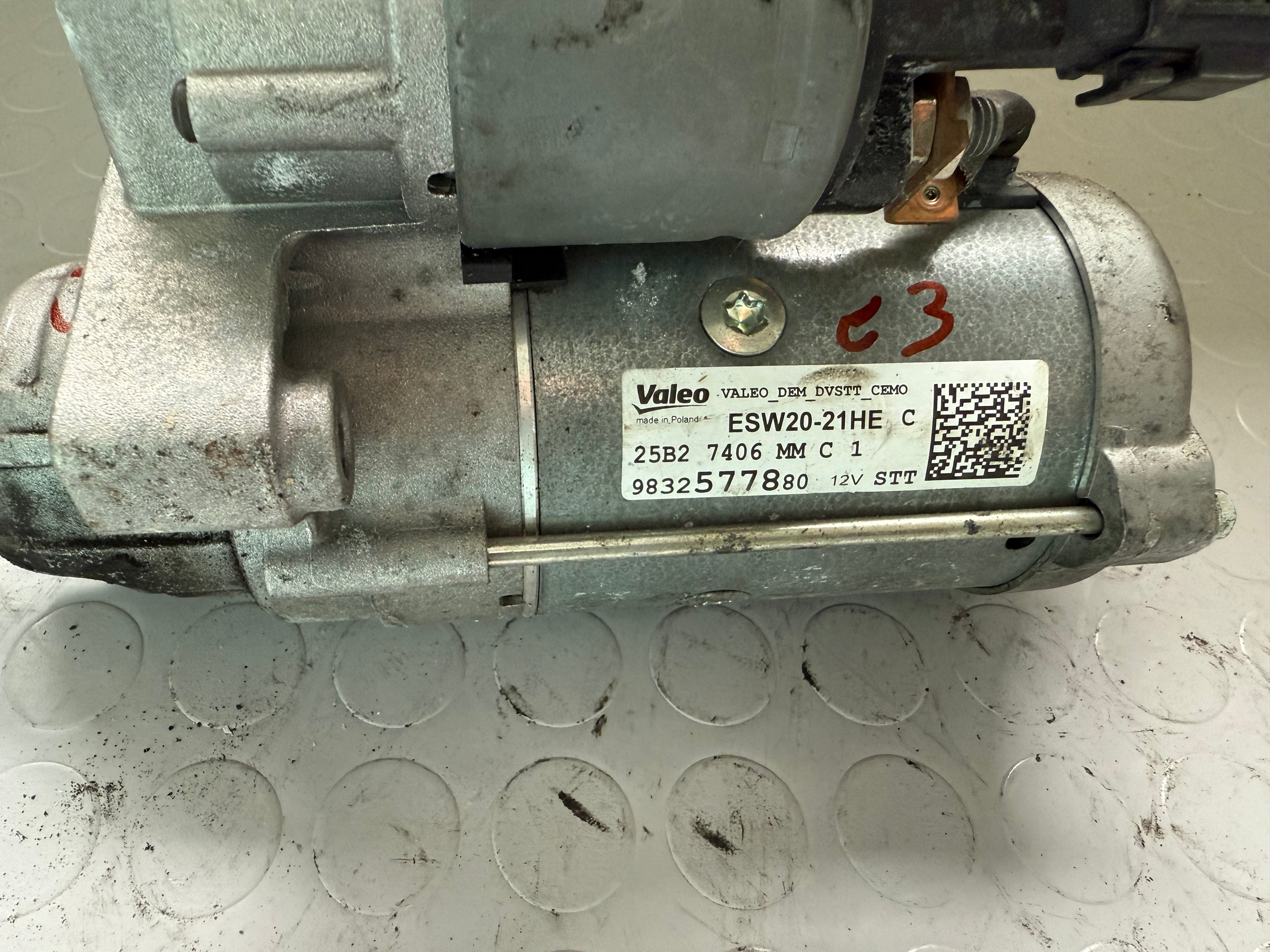 Citroen C3 Starter Motor 9832577880
