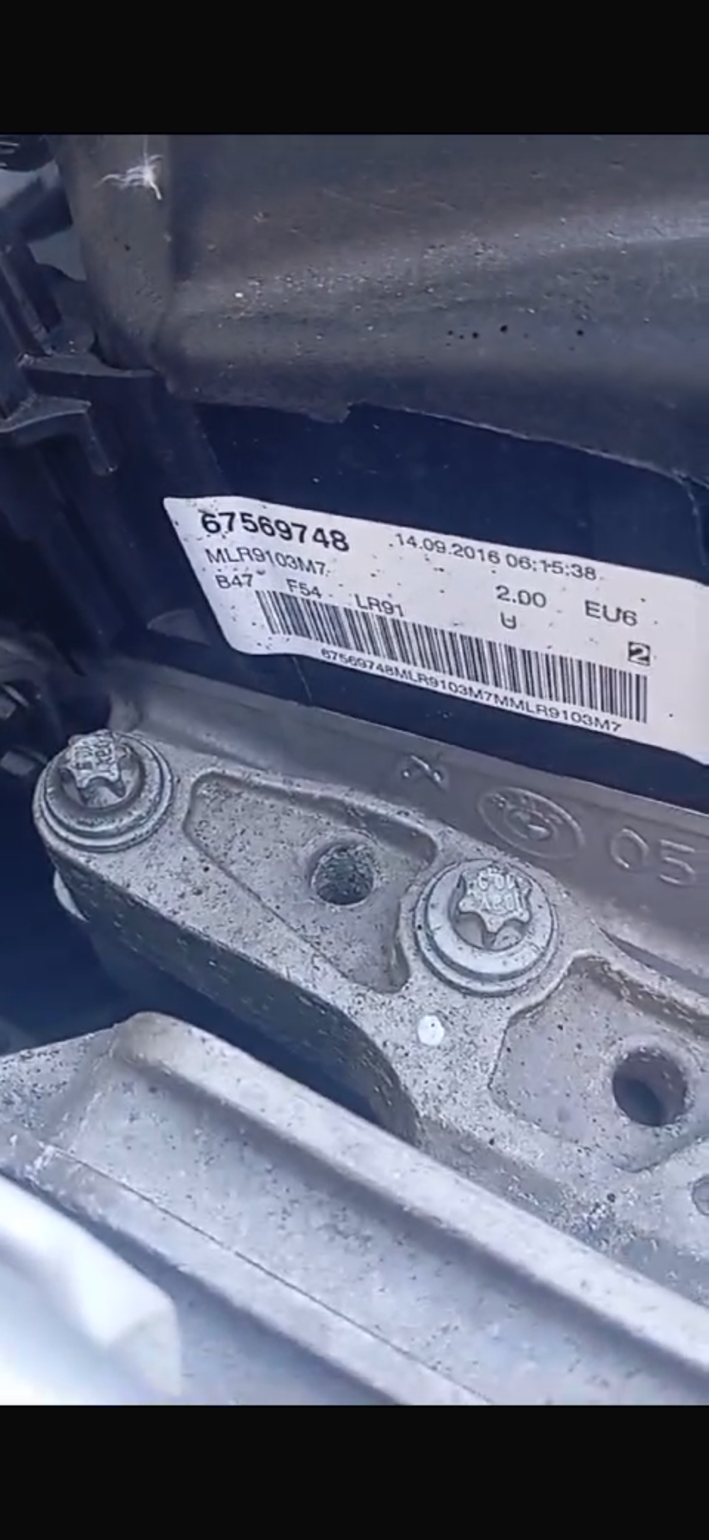 Mini Countryman 2.0 diesel B47C20A complete engine 