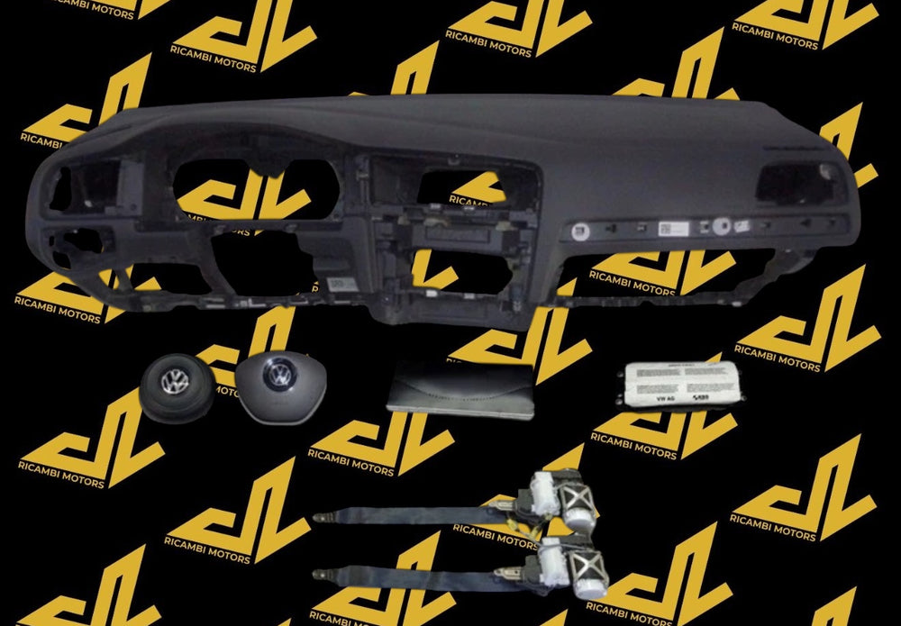 Cruscotto completo golf 7 2015 2018 kit airbag