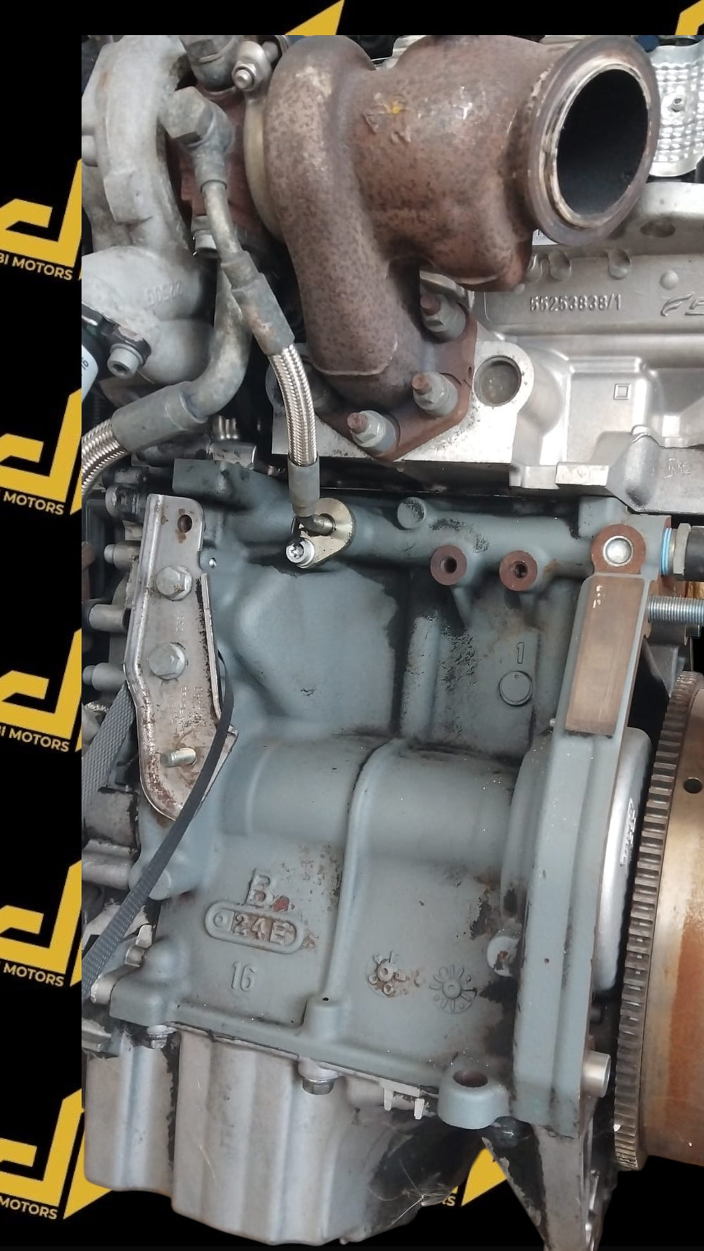 MOTORE COMPLETO FIAT 0.9 TWINAIR SIGLA: 312A2000 1 foro di scarico